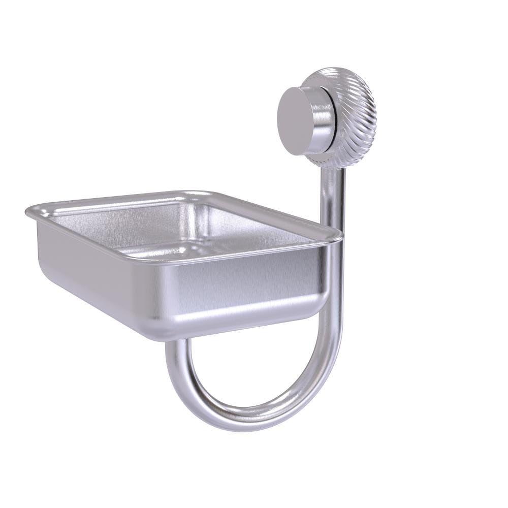 Allied Brass 432T-SCH Venus Satin Chrome Brass Soap Dish