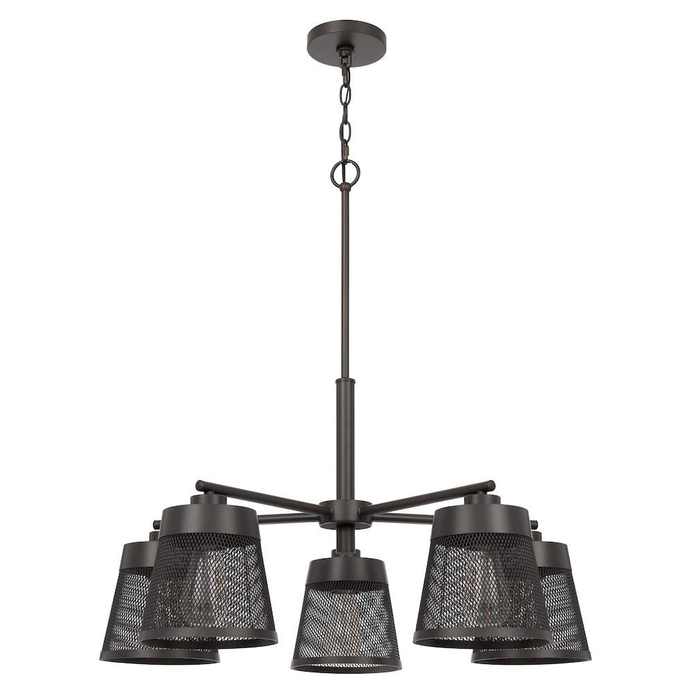 Cal Lighting Hampton 5 Light Large Chandelier by Cal - FX-3769-5