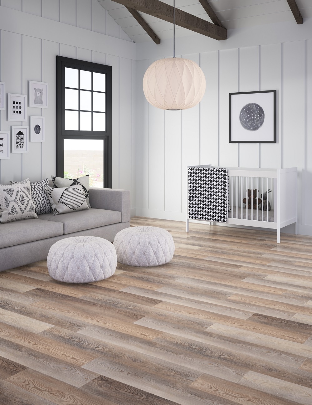 Style Selections Dove Tail Oak 12-mil x 7-in W x 48-in L Interlocking  Luxury Vinyl Plank Flooring (23.21-sq ft/ Carton) in the Vinyl Plank  department at