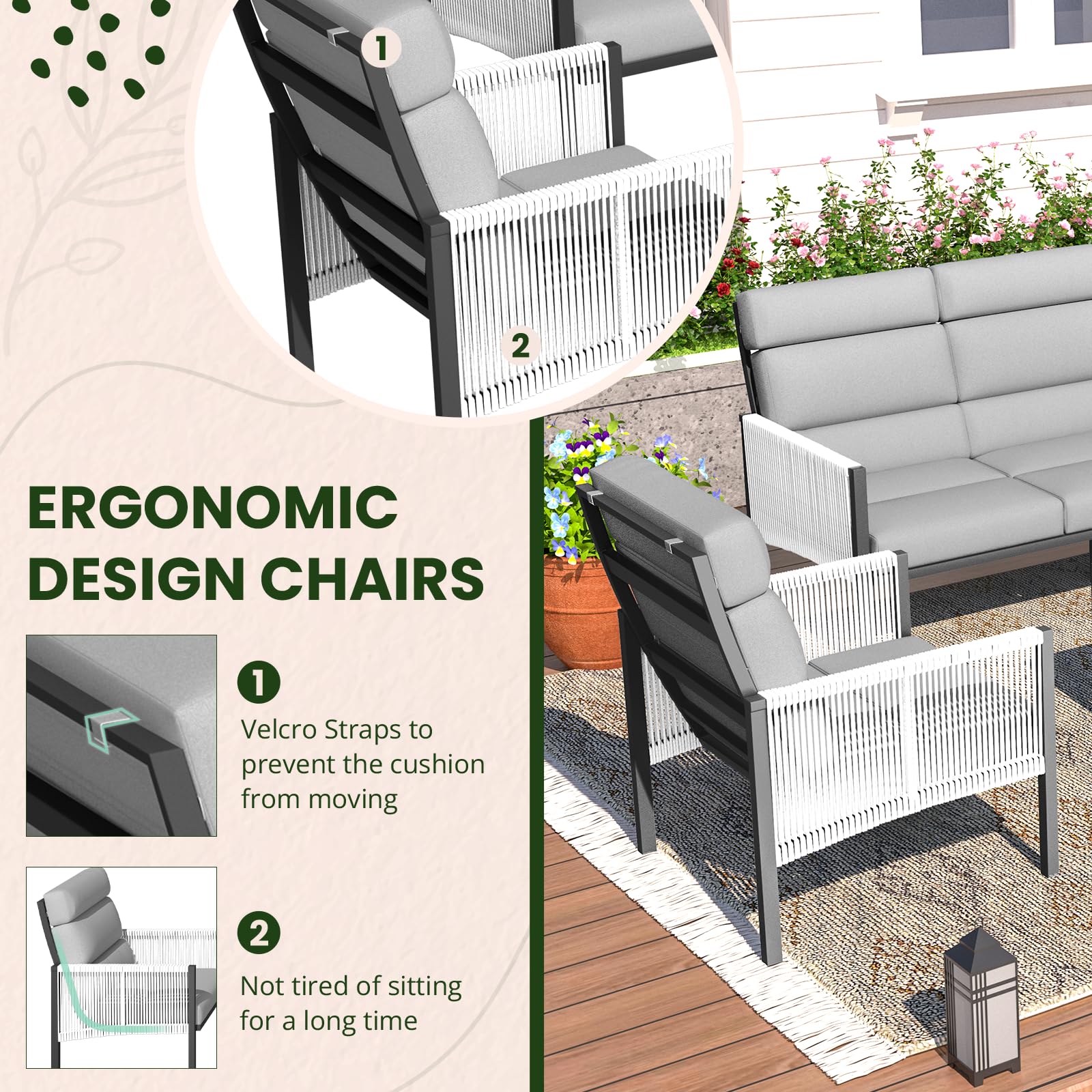 Mondawe MO-16340LG Patio-Conversation-Sets - View #5