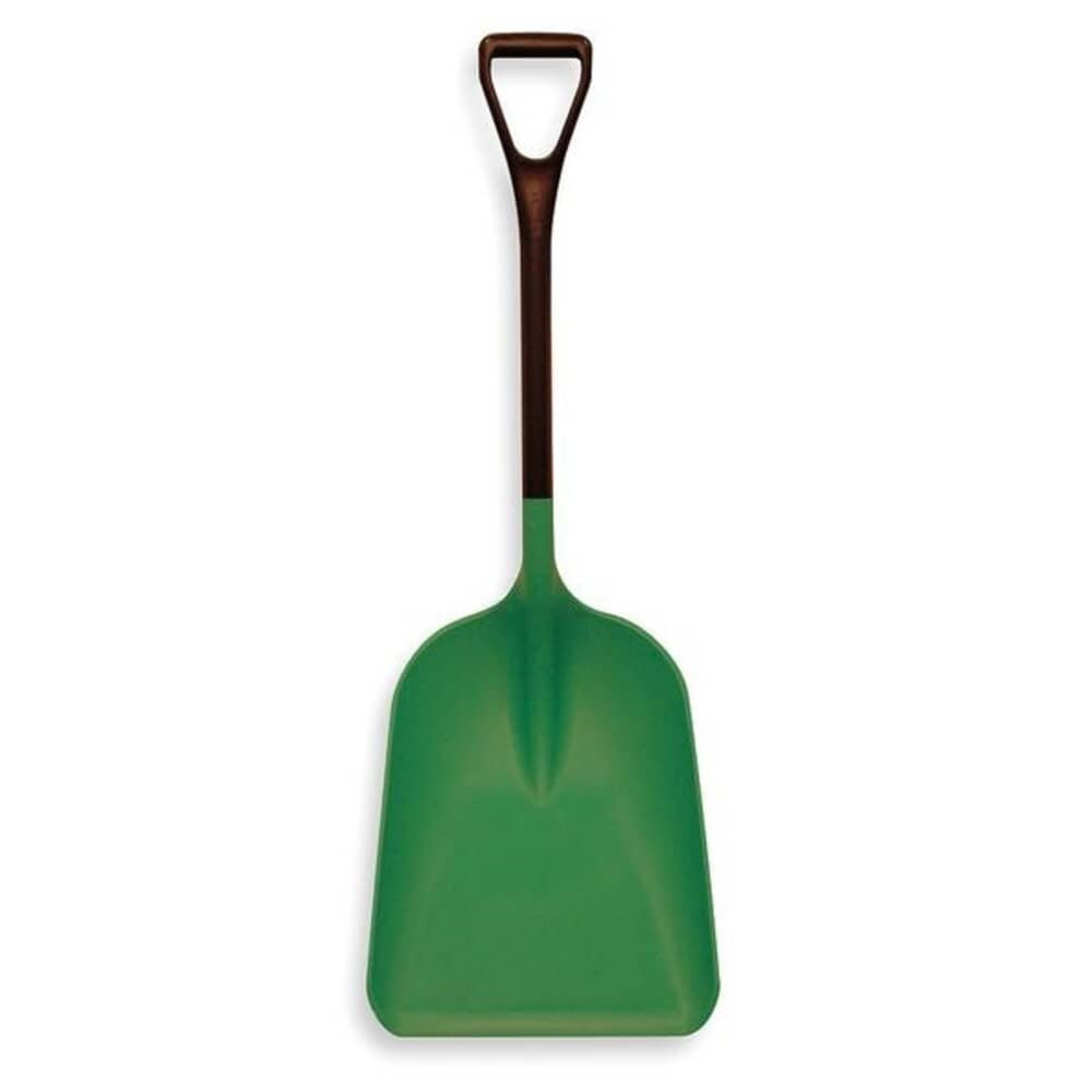 Remco  No. 4 Industrial Square Point Shovel Plastic Blade 23 in L Black Polypropylene Handle
