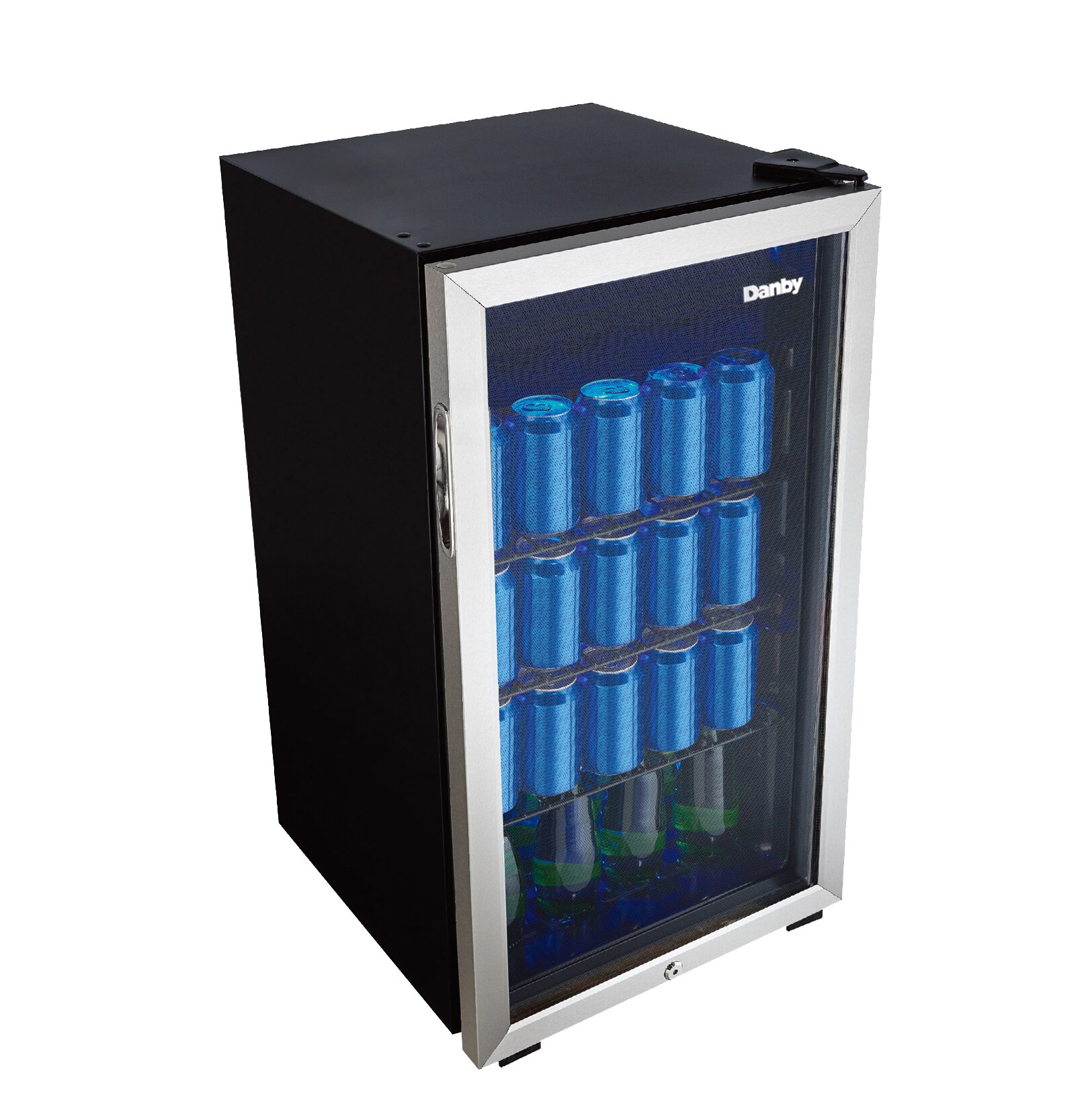 BLACK+DECKER Wine Cooler Refrigerator, 26 Bottle Compressor Cooling Wine  Fridge with Blue Light & LED Display, Freestanding Wine Cooler, BD61536