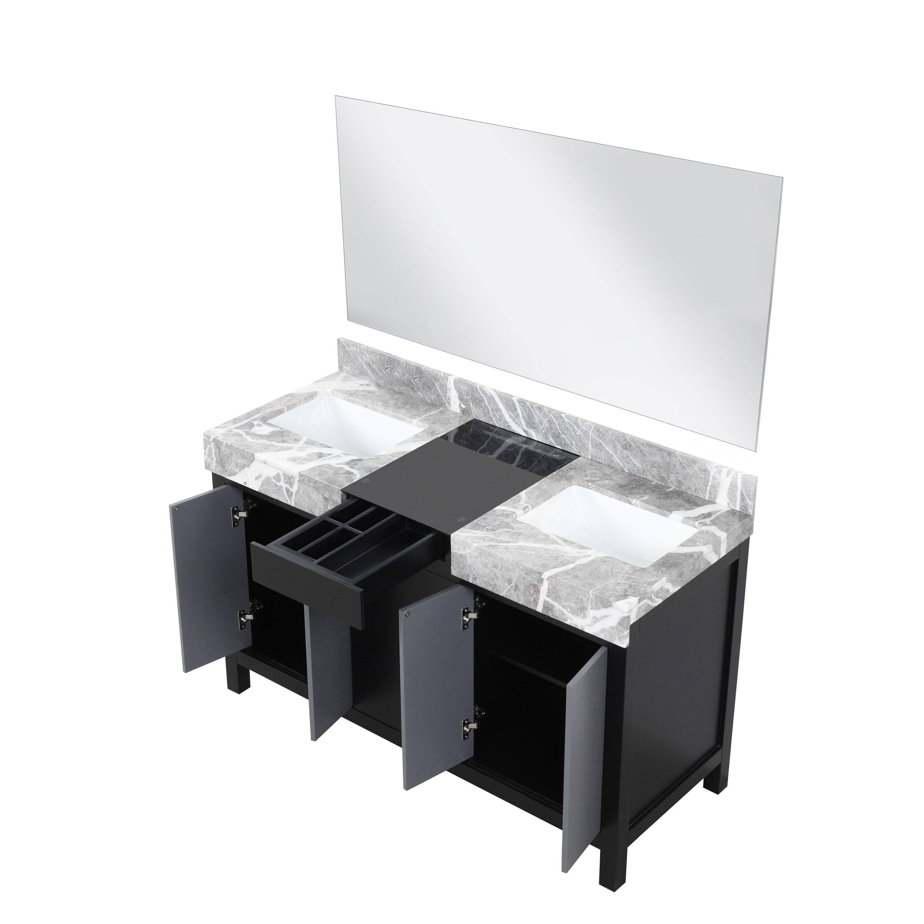 Lexora LZ342255SLISM53 Bath-Vanity-Combo - View #5