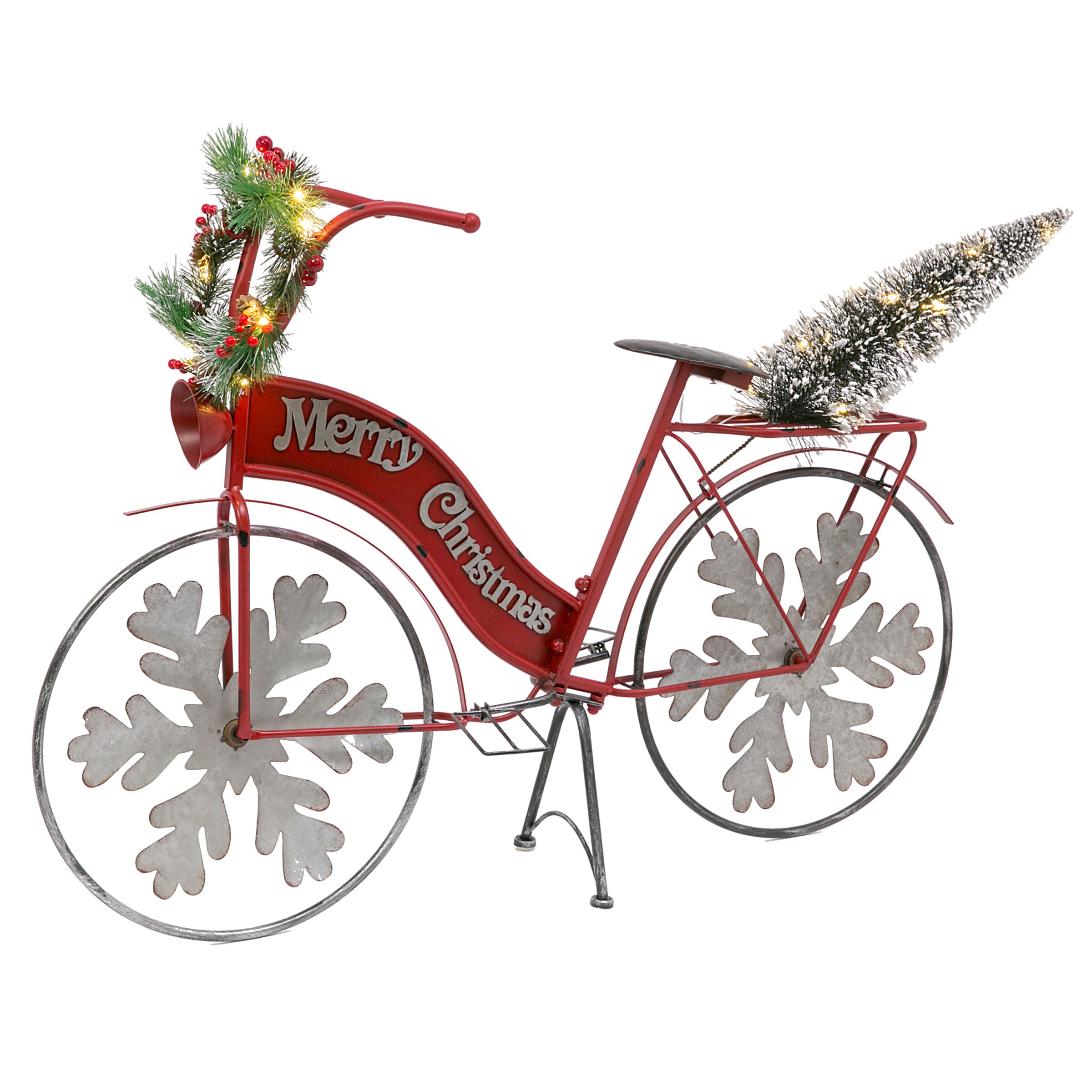 Gerson International 27.56-in Bicycle Free Standing Decoration with ...