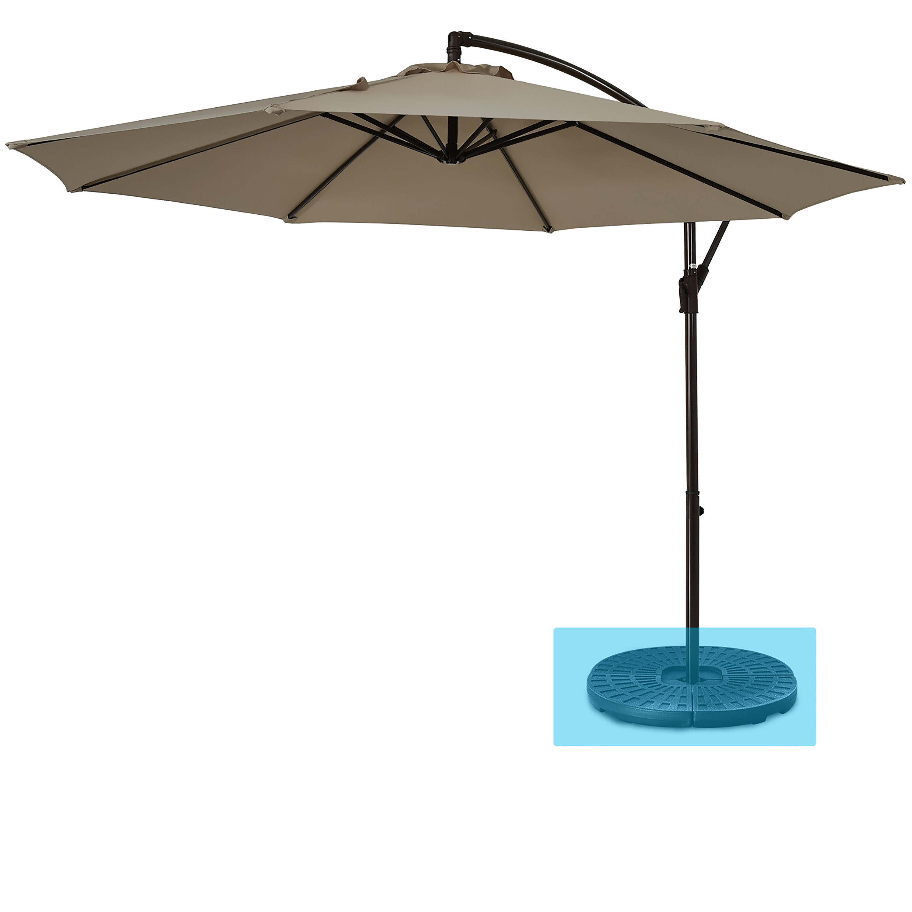 Costway OP70703CF Umbrellas-2 - View #4