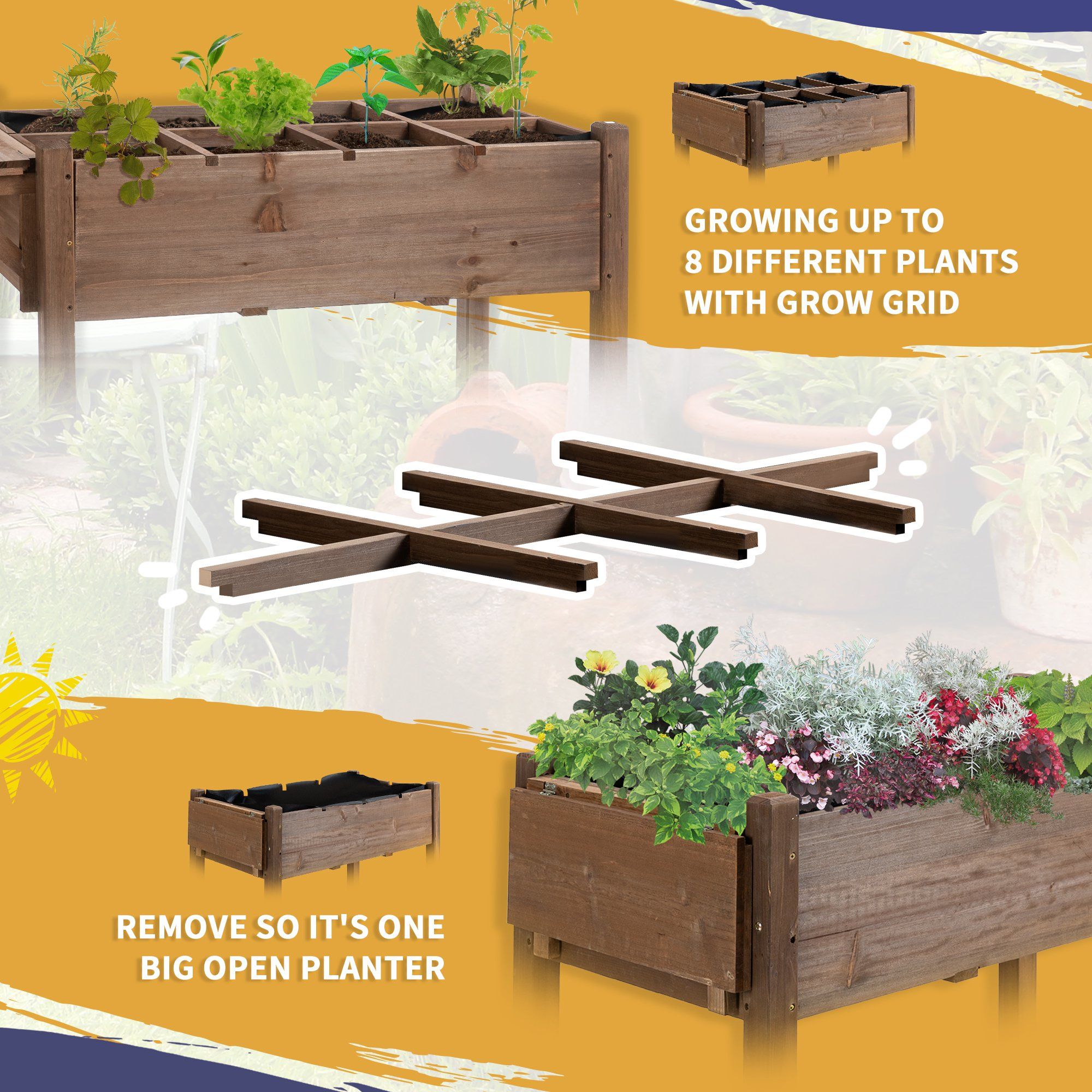 JUSHUA WXY-75HUDT Raised-Garden-Beds - View #4