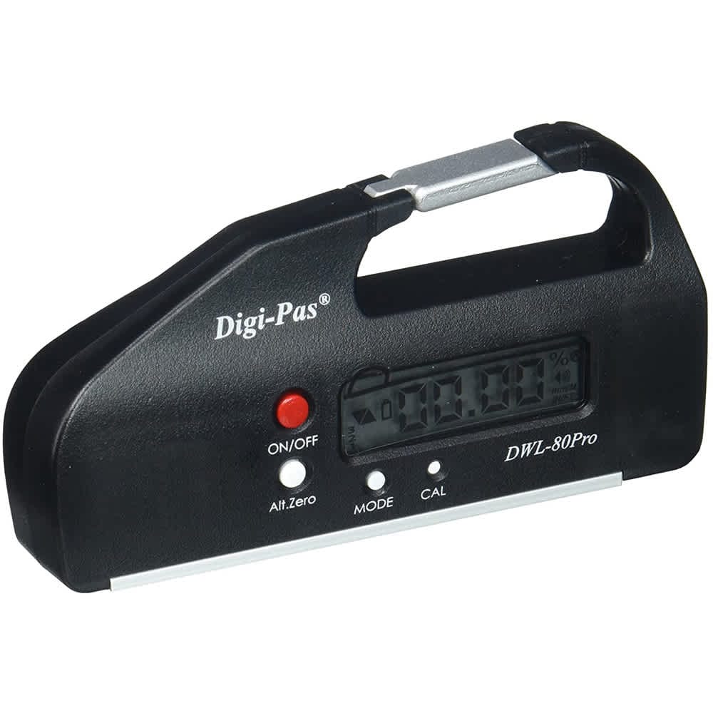 Digi-Pas 2-00082-99 4 in. Pocket Size Digital Level with Electronic Angle Gauge Protractor Angle Finder Bevel Gauge 0.05 Degree