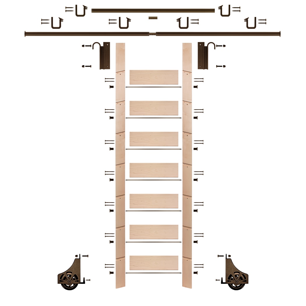Meadow Lane EG.300-92MA-12.07-PF Library-Ladders - View #4