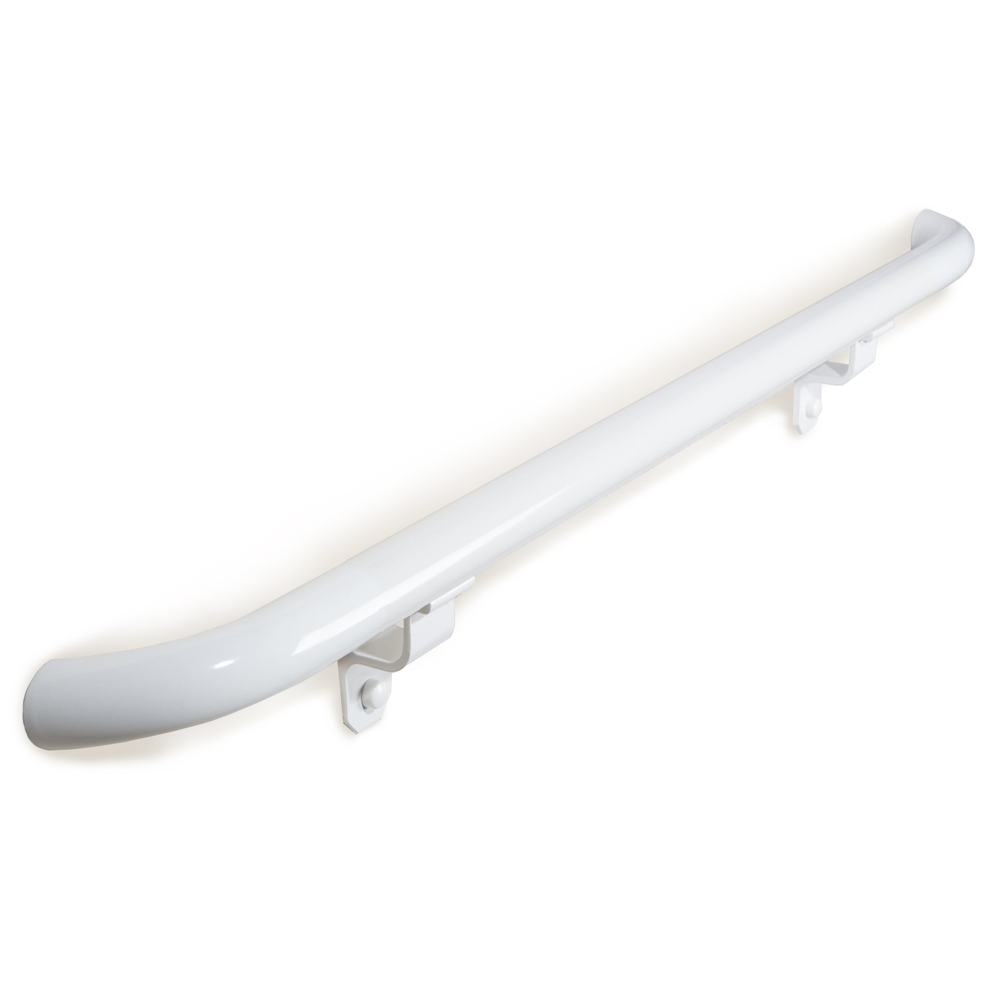 Wolf Handrail WHA6KWR-W 1.9-Inches x 72-Inches White Painted Aluminum Handrail
