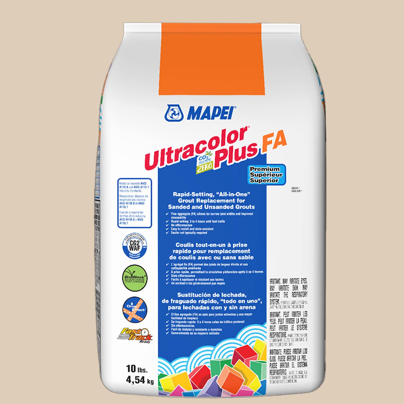 MAPEI 6BU504905 Ultracolor Plus FA Light Almond #5049 All-in-one Grout (10-lb)