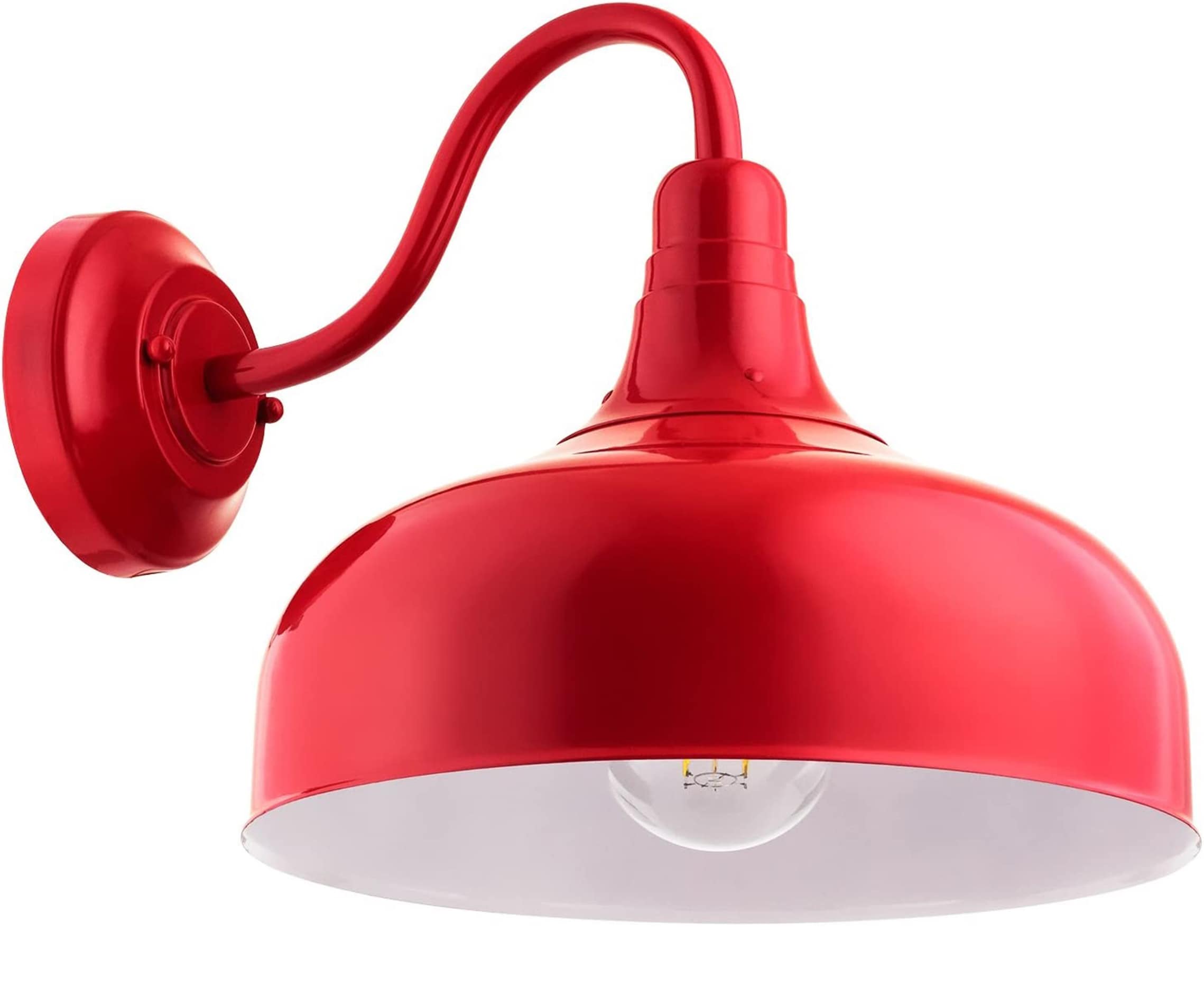 Sunlite LW46069 1 -Light 11.5-in H Red Hardwired Outdoor Wall Light