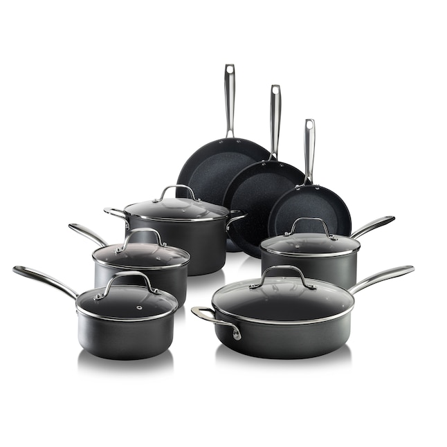 Cookware Set 7 Pieces Of Granite Stone Non Stick Frying Pan Set With Pans  And Pots Set For Home Cooking - Buy Cookware Set 7 Pieces Of Granite Stone  Non Stick Frying
