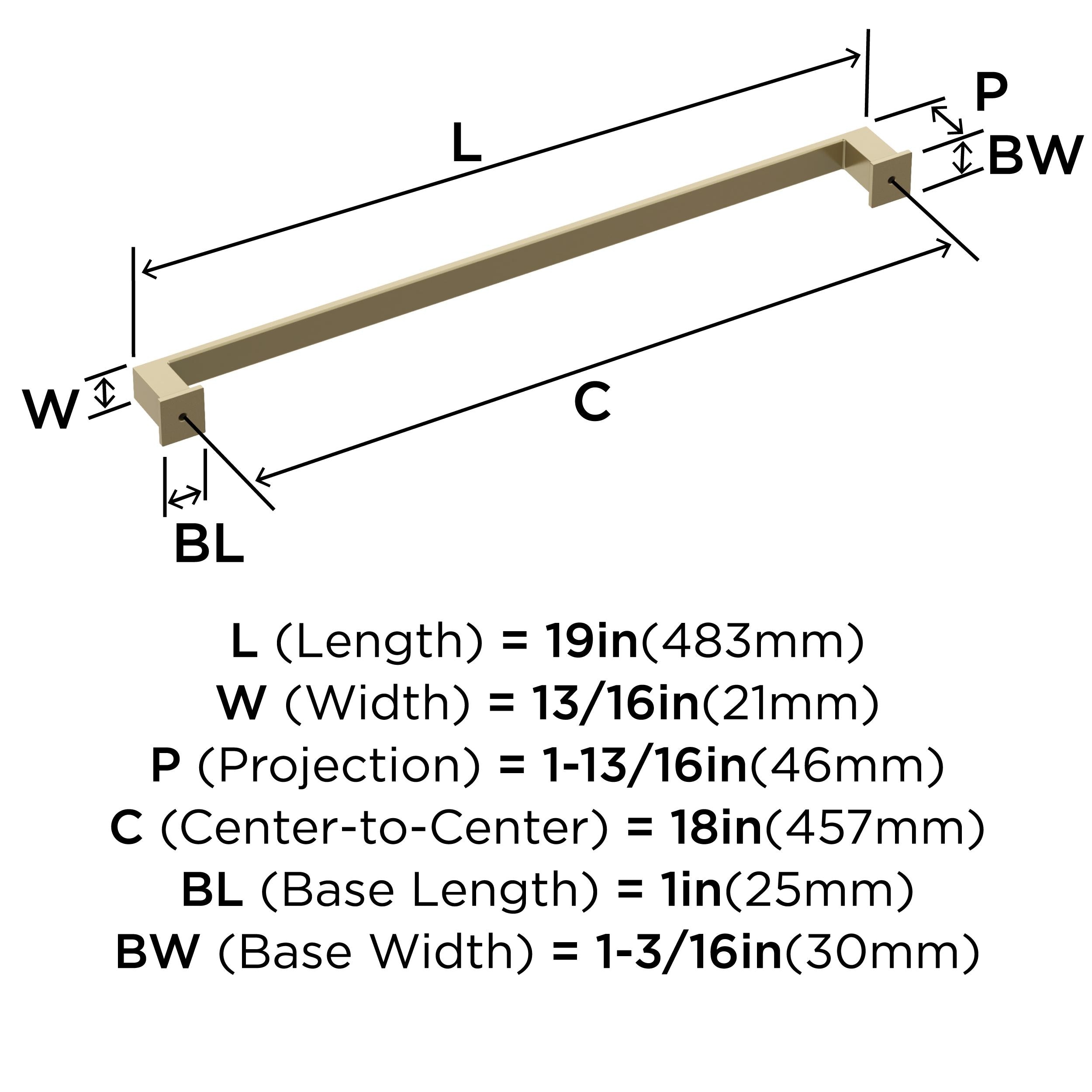 Amerock BP54031BBZ Cabinet-Pulls - View #5