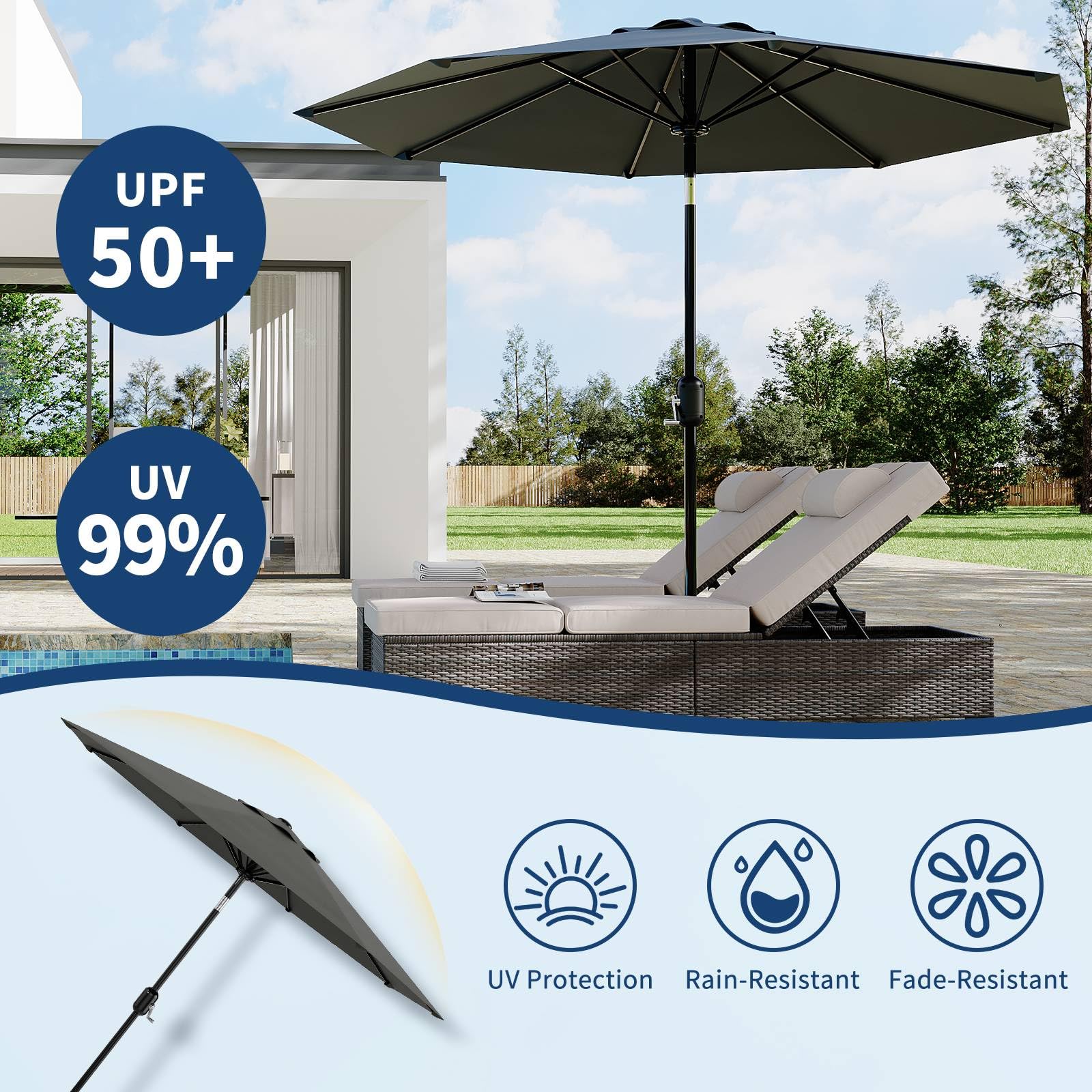 GarveeLife PIX6-52F5R78 Umbrellas-2 - View #4