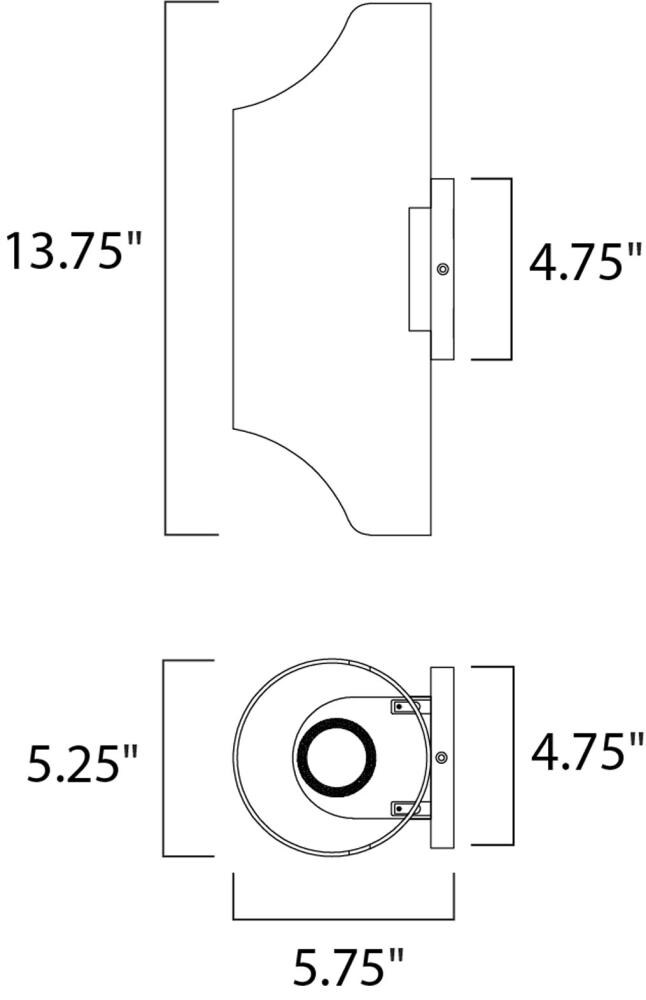 Maxim Lighting 86119ABZ Outdoor-Wall-Lighting - View #4