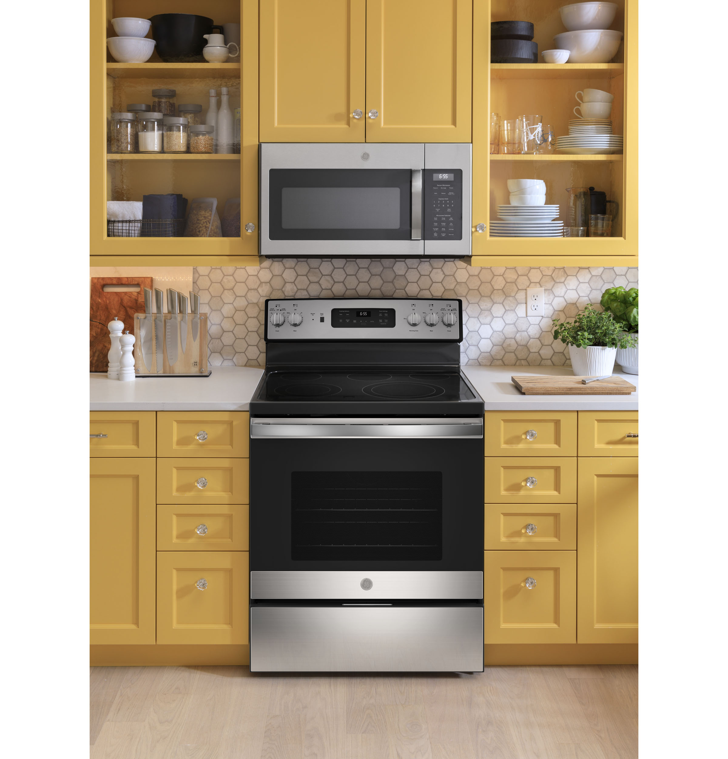 30 in. 5.3 cu. ft. Slide-In Electric Range in Stainless Steel with Self  Clean