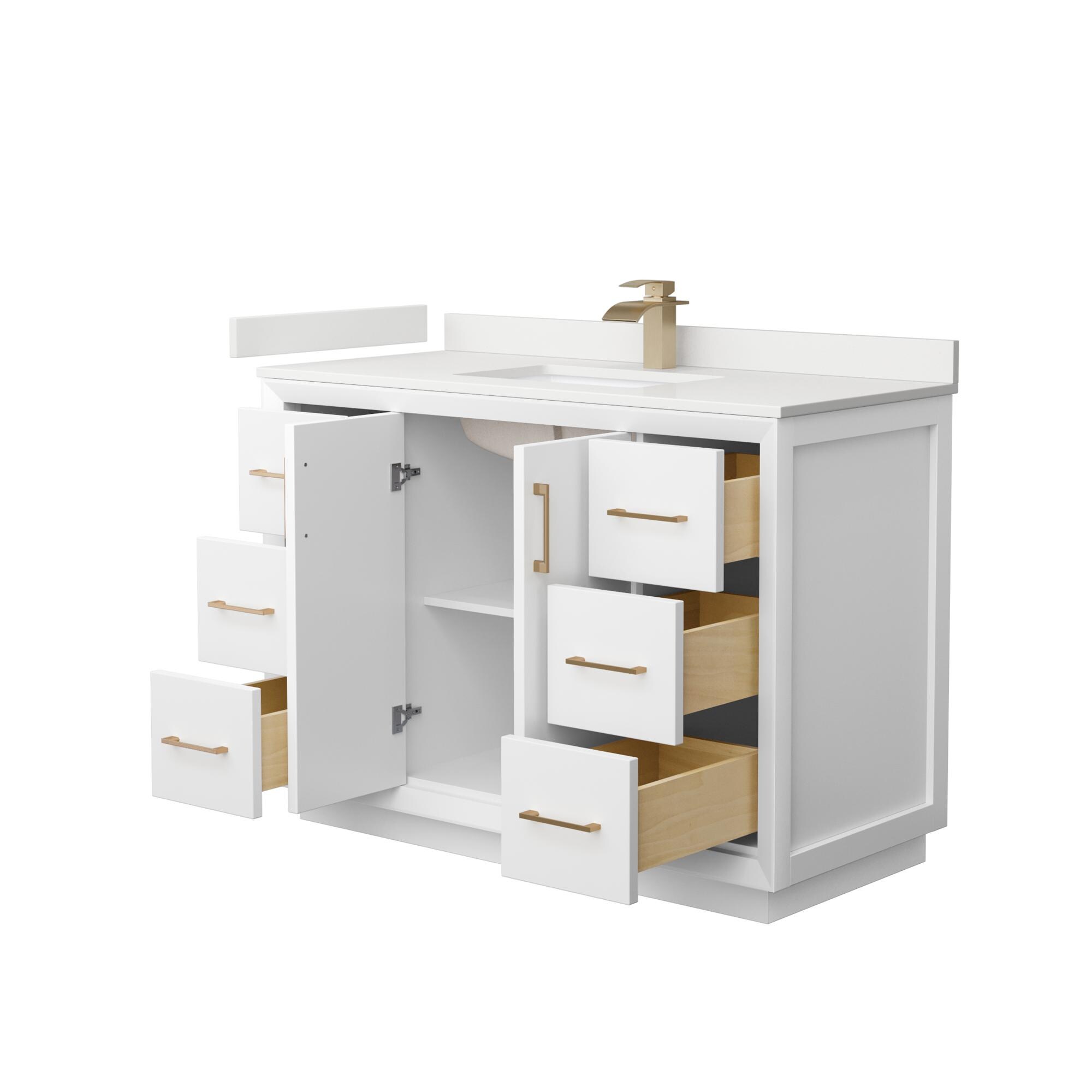 Wyndham Collection WCF414148SWZWQUNSMXX Bath-Vanity-Combo - View #2
