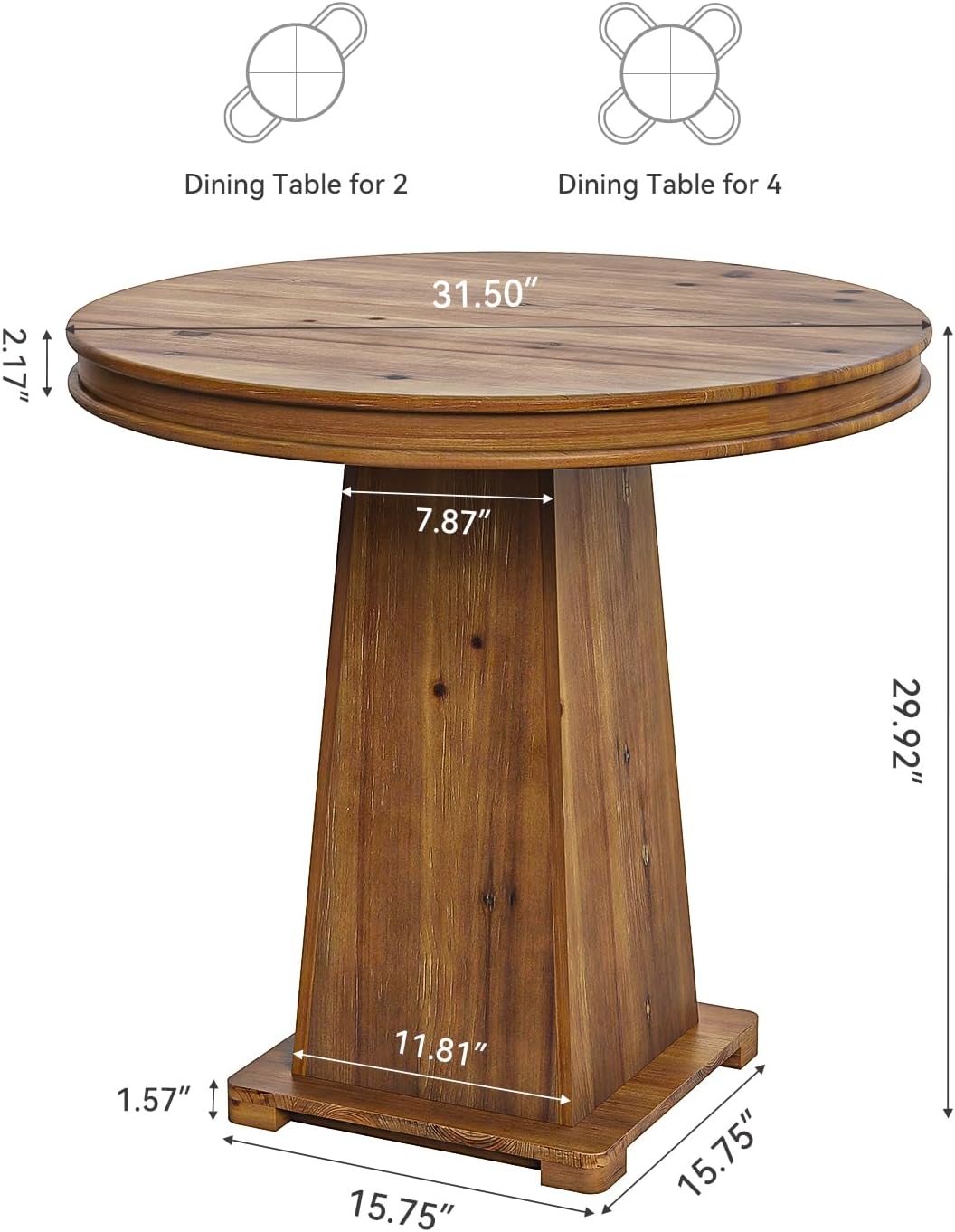 LITTLE TREE LWLT-HL0303-CLL Dining-Tables - View #3
