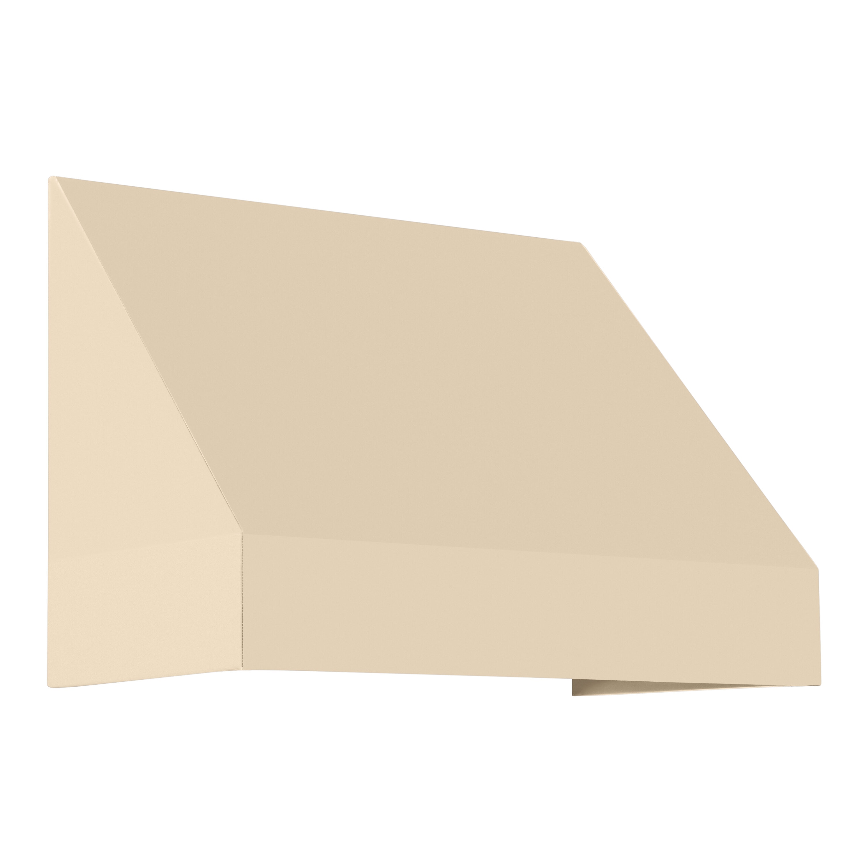 Awntech EN2442-L-3T New Yorker 40.5-in Wide x 42-in Projection x 24-in Height Fabric Tan Solid Fixed Window/Door Awning
