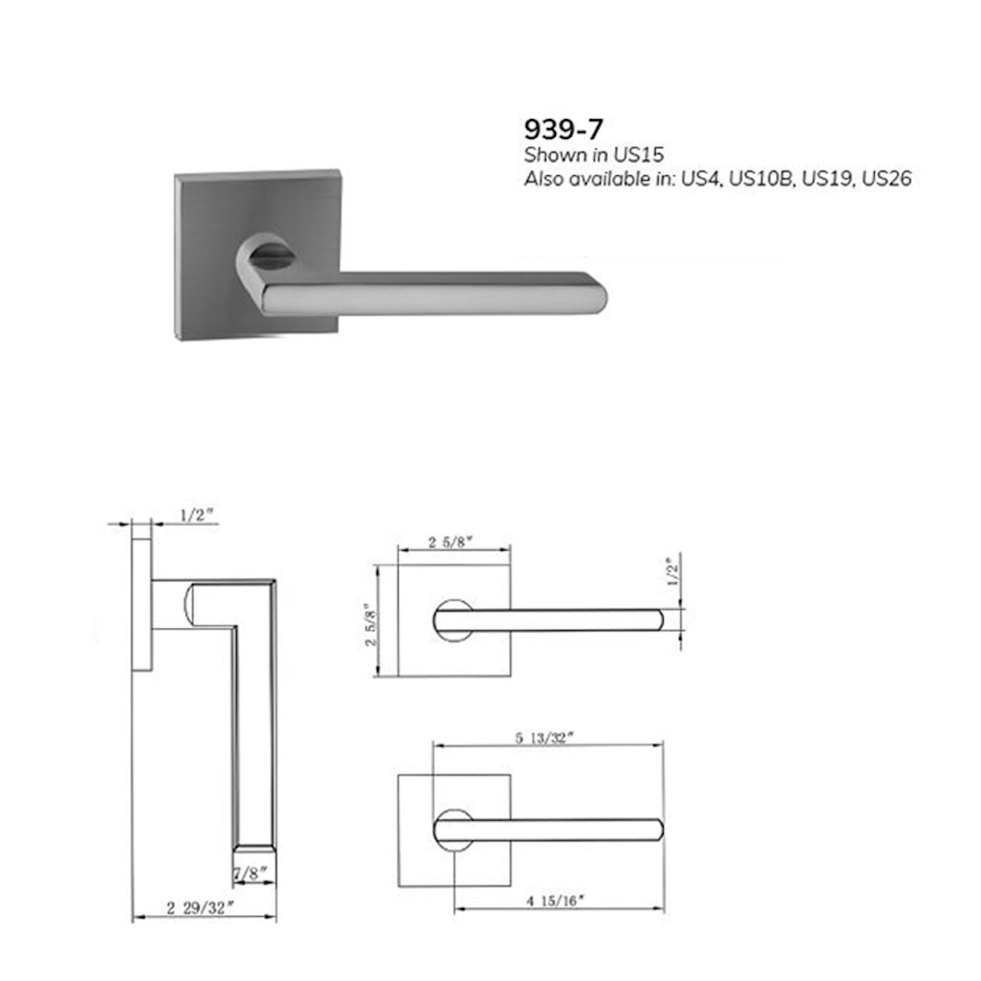 Delaney Hardware BV939-154 Door-Knobs - View #2