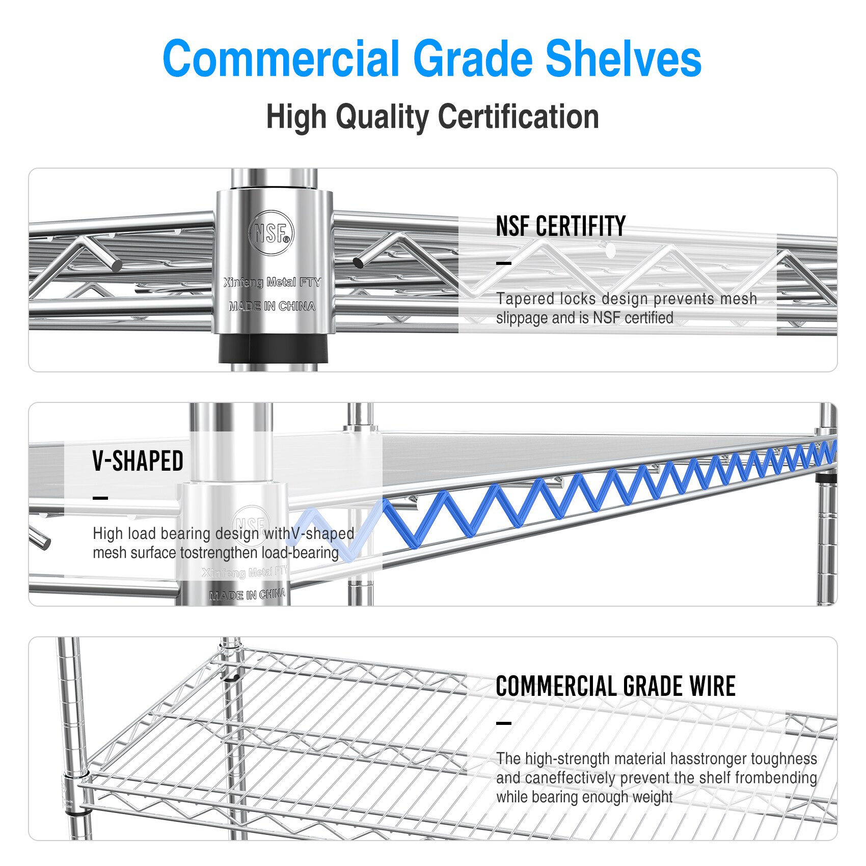 Kahomvis LIKE-QPS4-258 Free-Standing-Shelving - View #5