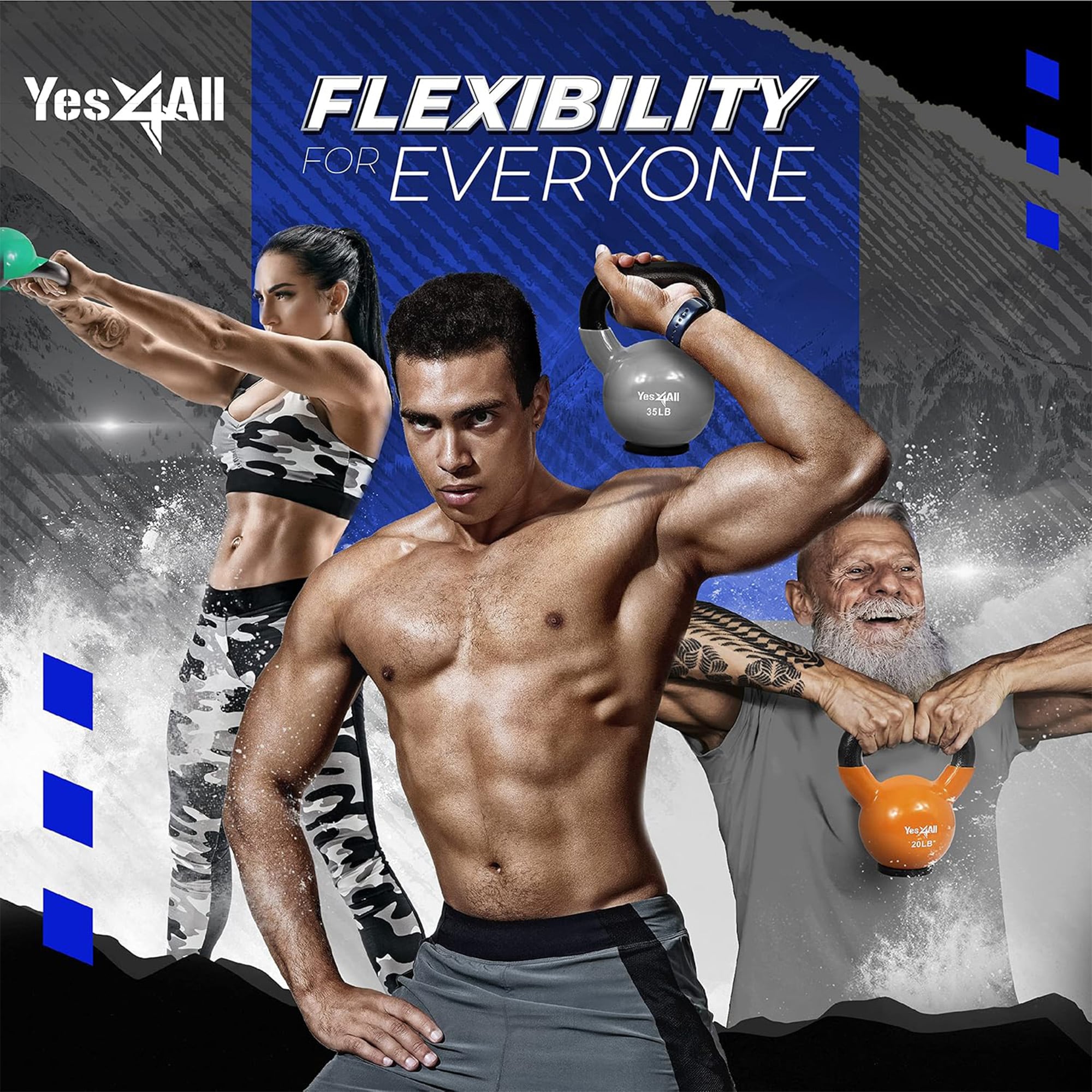 Yes4All BP5K kettlebells - View #4