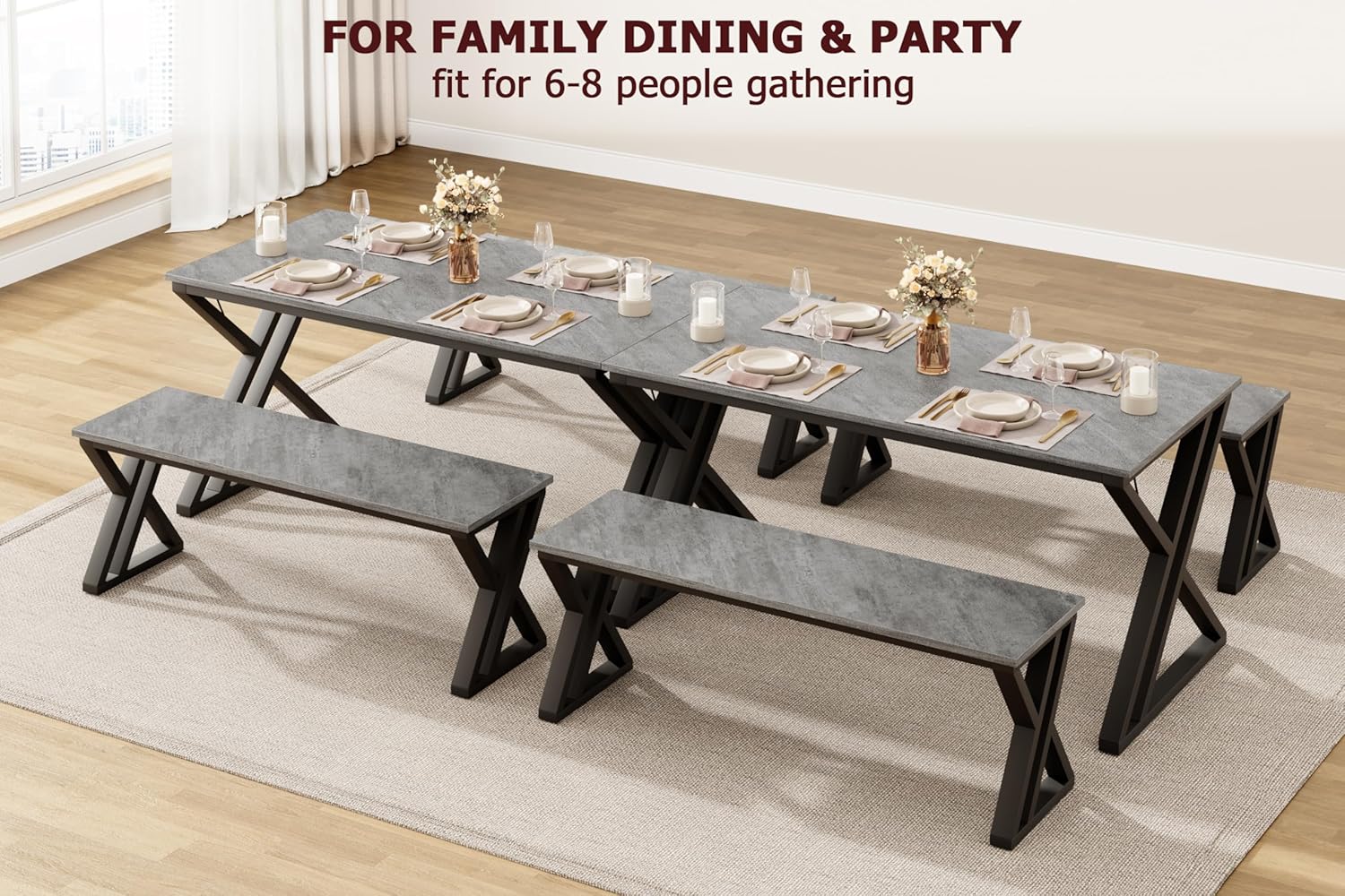 Qeetex DHZ-PHO-16DU3J57 Dining-Sets - View #2