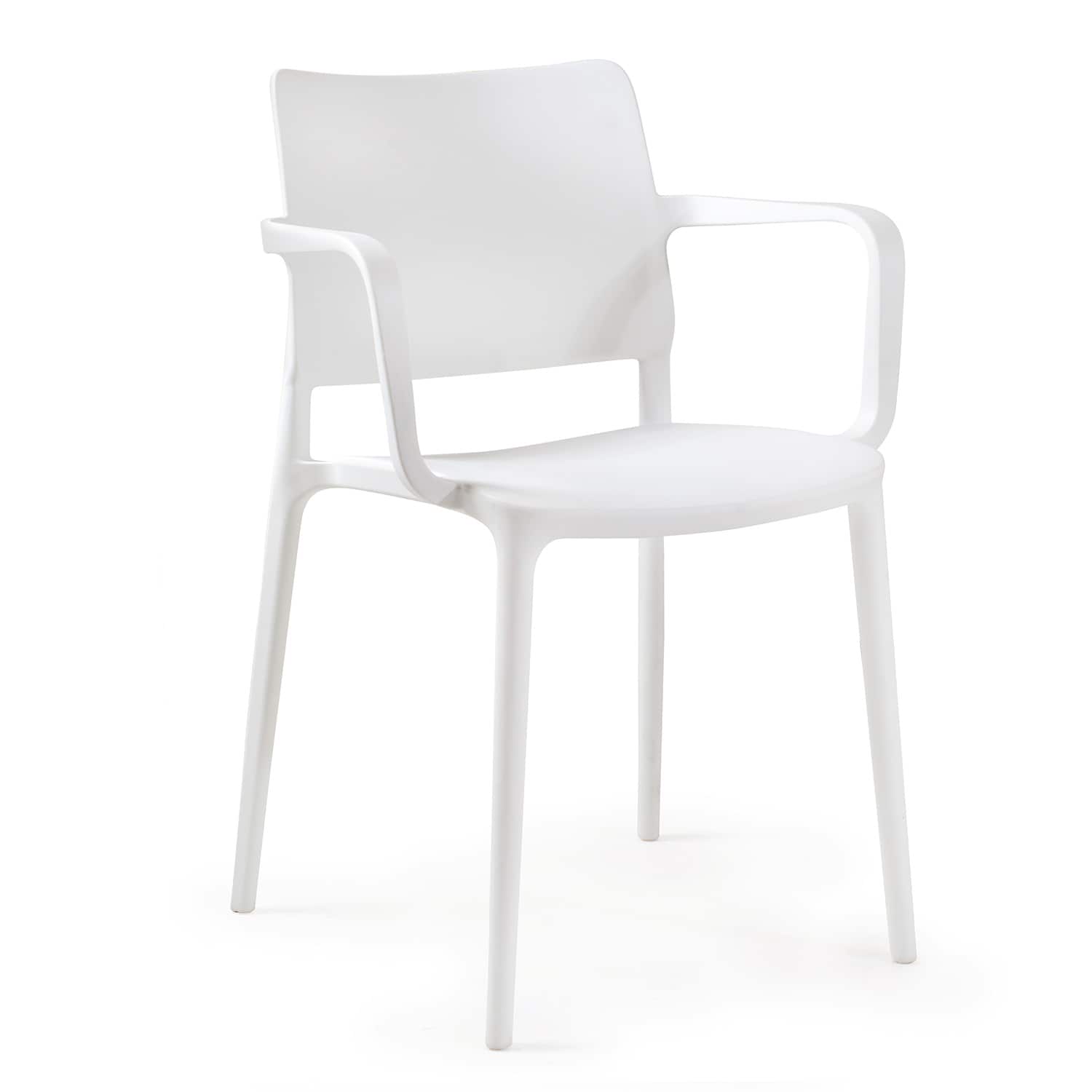 World Rug Gallery JK8050WHITE2 Patio-Chairs - View #8