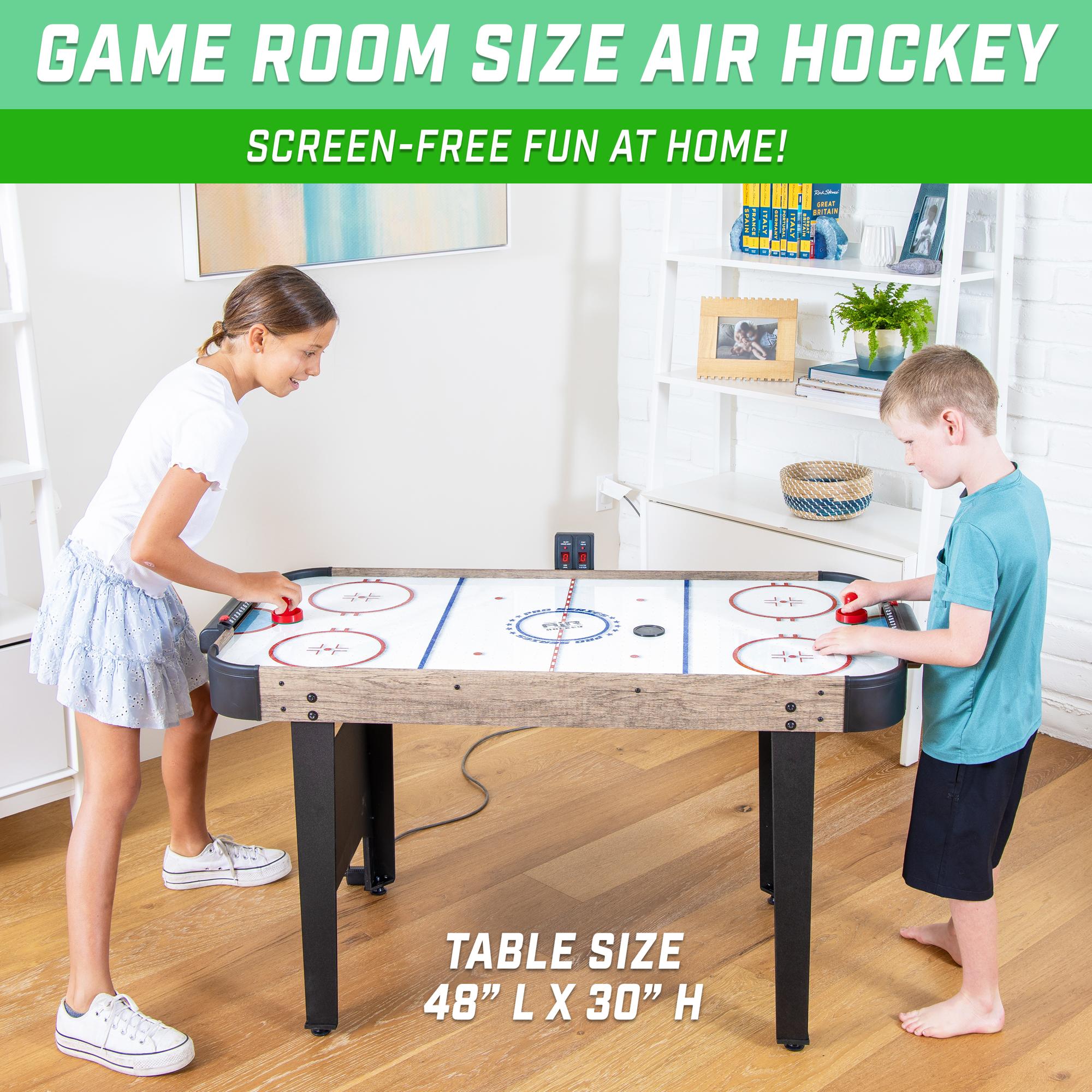 GoSports Freestanding Wood Air Hockey Table in the Air Hockey Tables department at