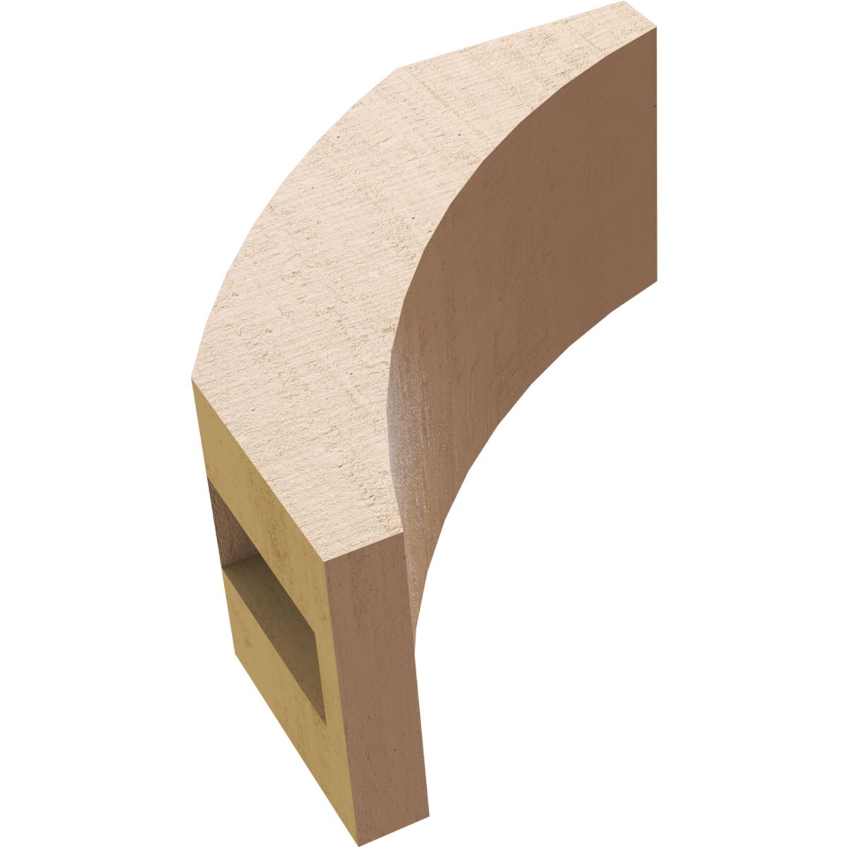 Ekena Millwork BRCUR03X06X06THRRCPR braces - View #7
