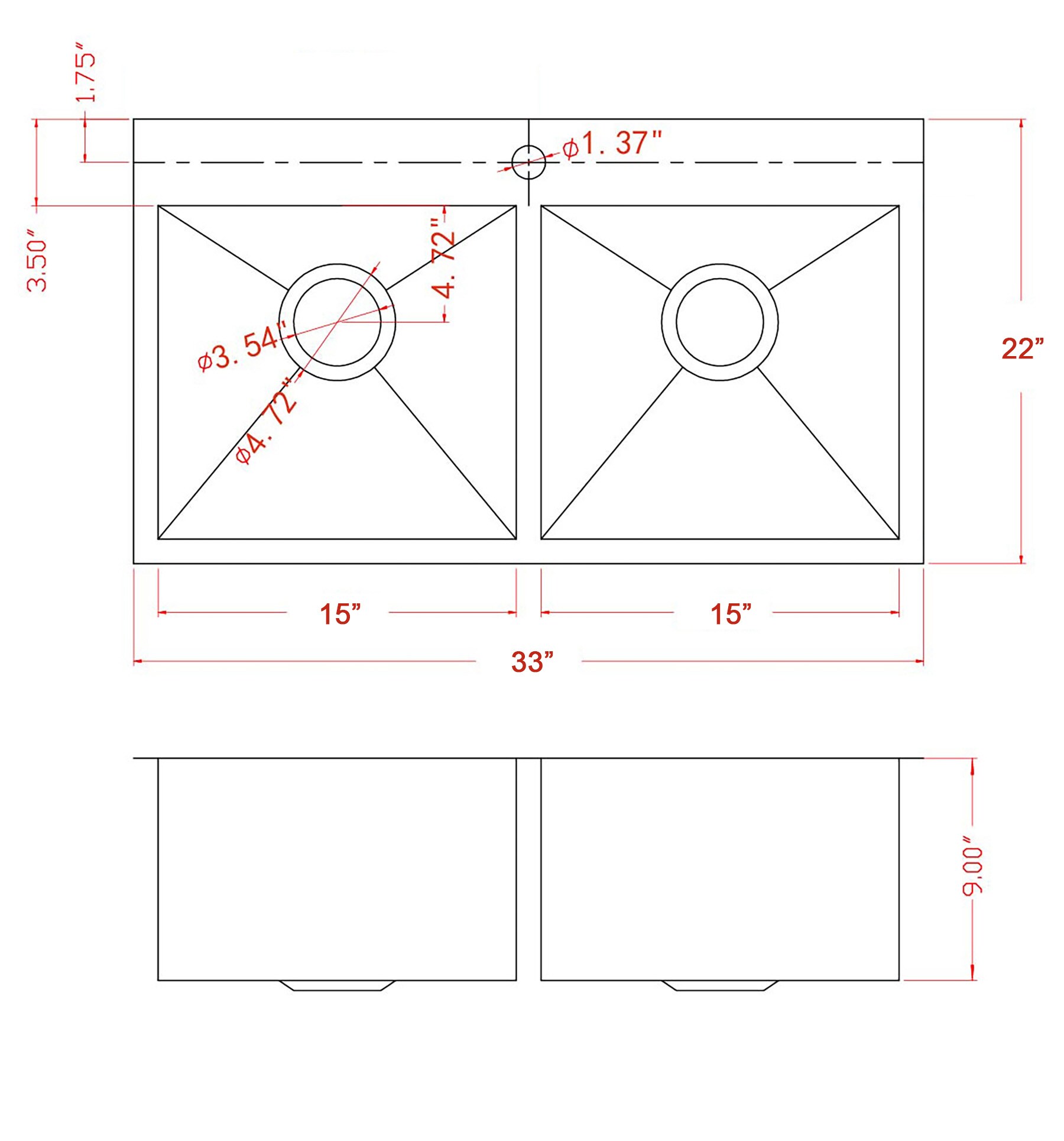 AKDY KS0516 Kitchen-Sinks - View #11