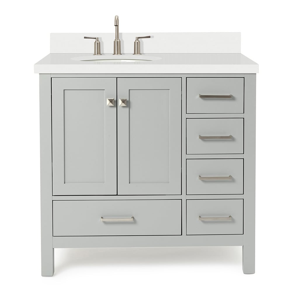 ARIEL A037SLWQOVOGRY Bath-Vanity-Combo - View #2