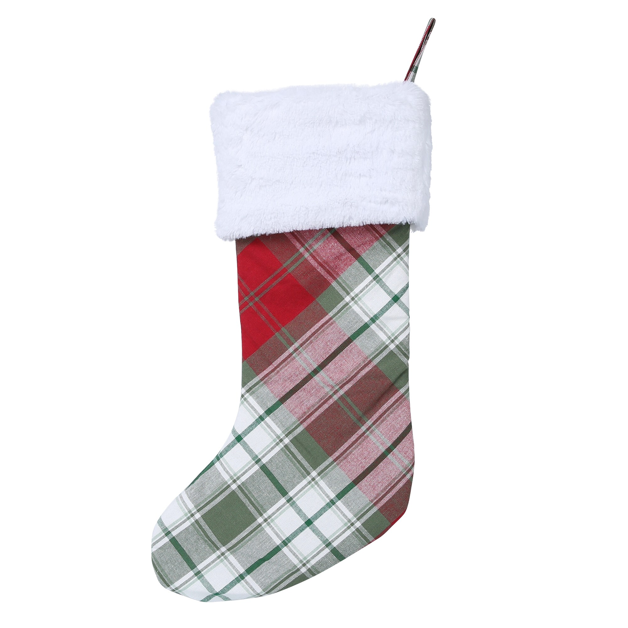Holiday Living 19-in Multiple Colors Christmas Stocking at Lowes.com