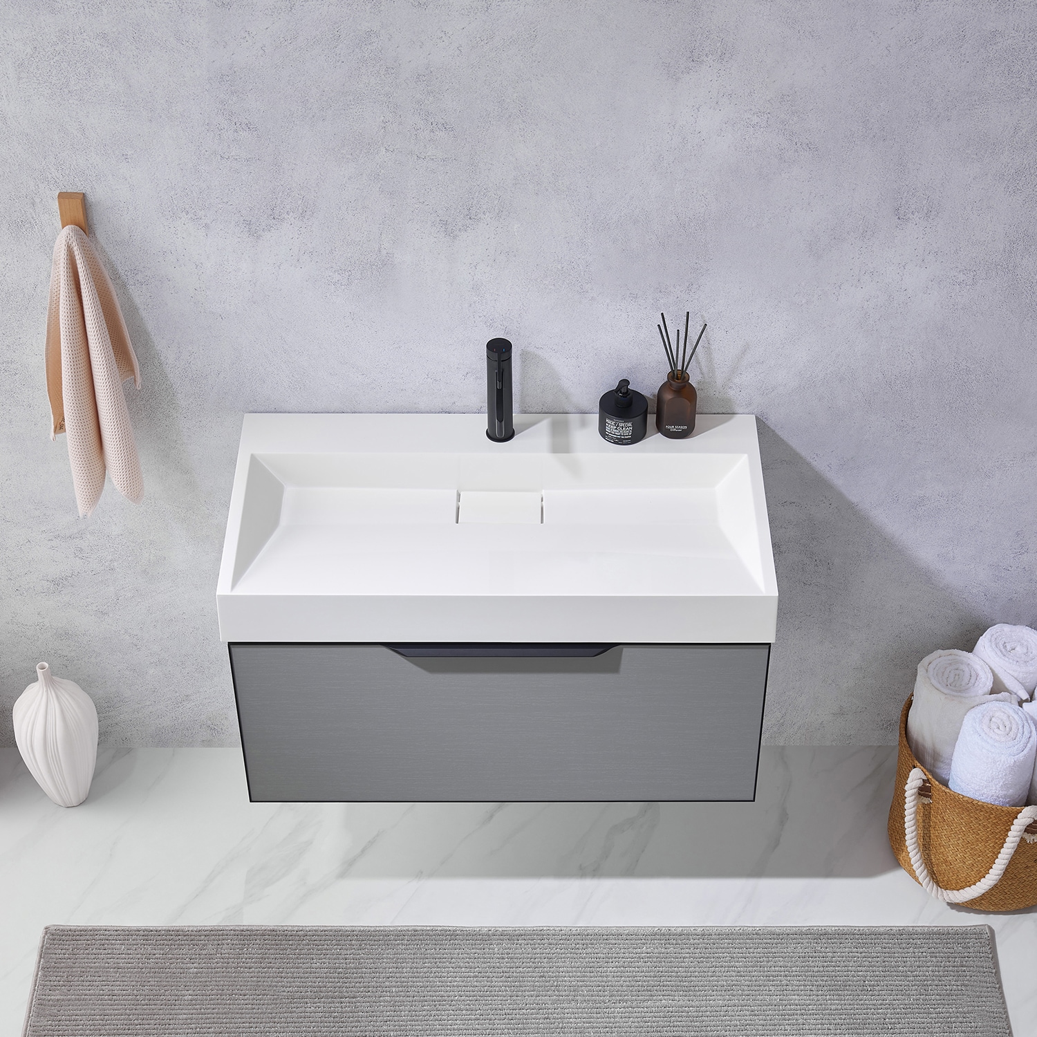 Vinnova 703436-MG-WH-NM Bath-Vanity-Combo - View #4