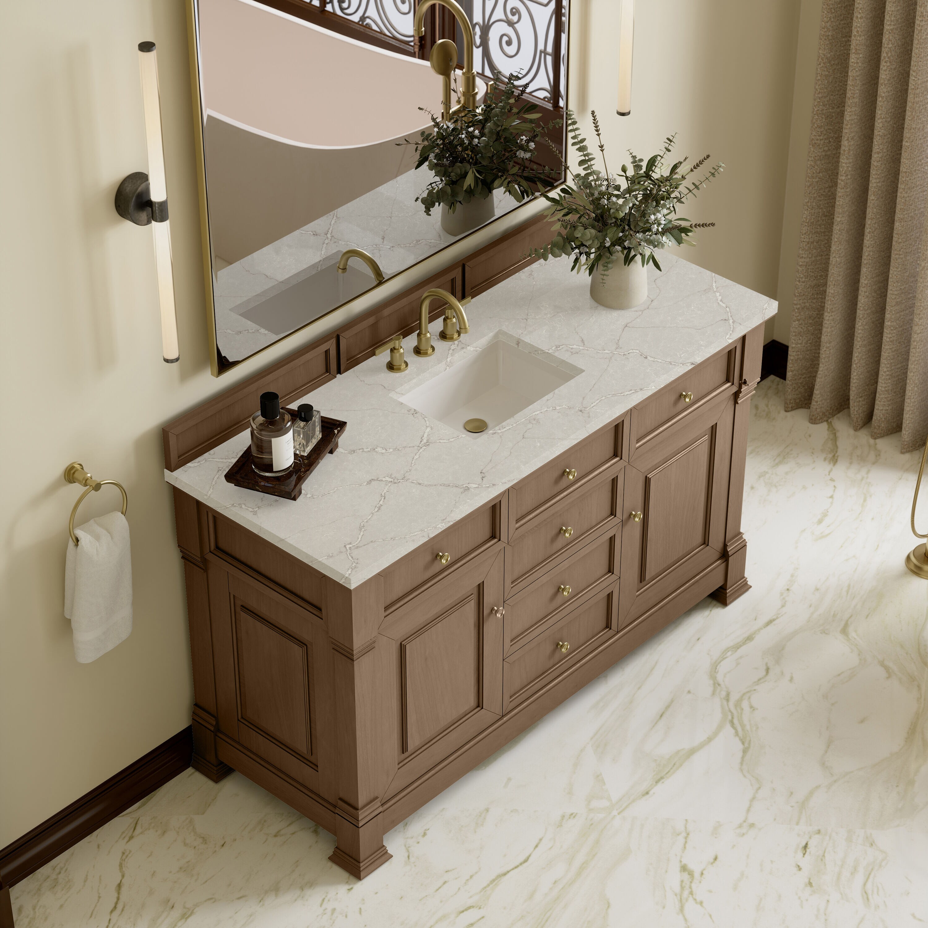 James Martin Vanities 547-V60S-PCN-FVSL Bath-Vanity-Combo - View #9