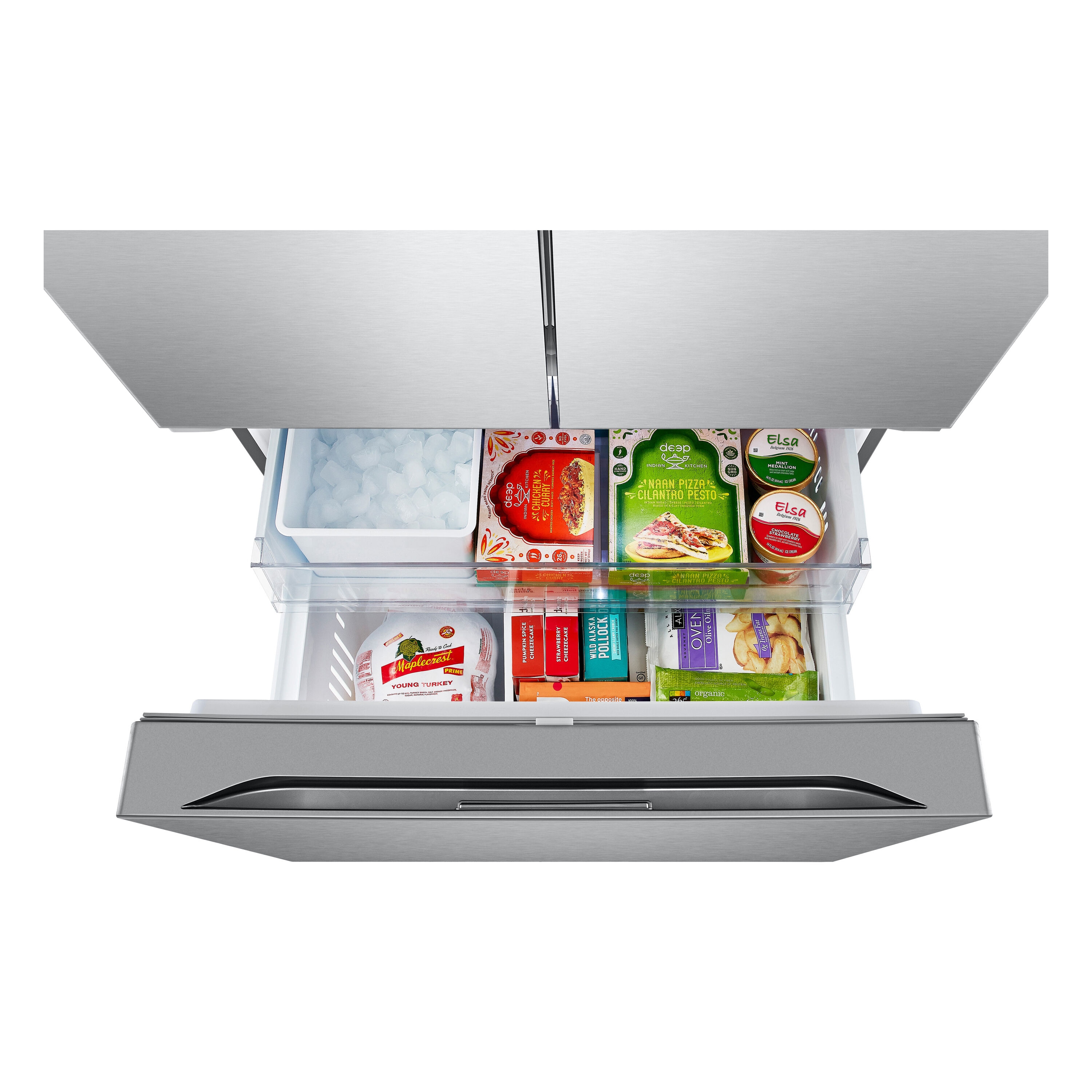 LG LRFLC2716S French-Door-Refrigerators - View #5