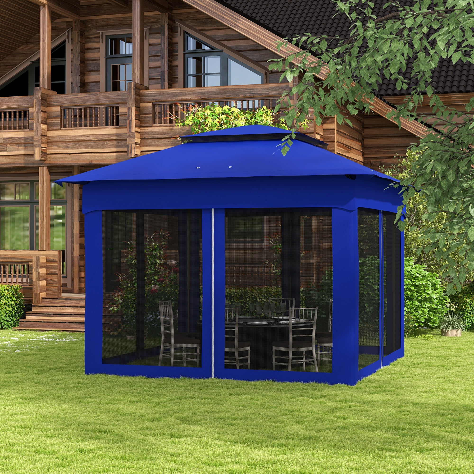 ToolCat BZ2-8-PW Wood-Resin-Gazebos - View #8