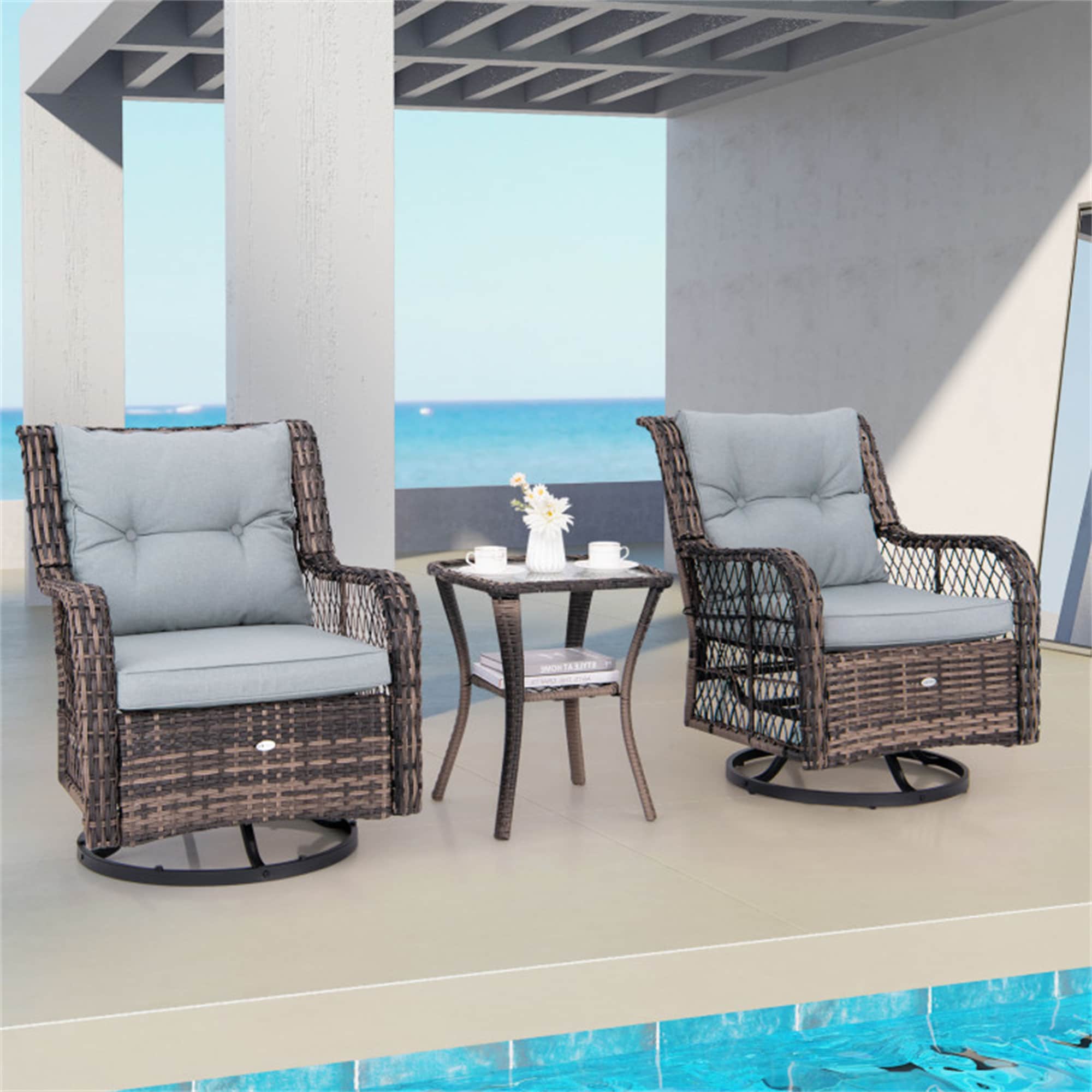 BABOOM BOM-11574GR-CO Patio-Conversation-Sets - View #2