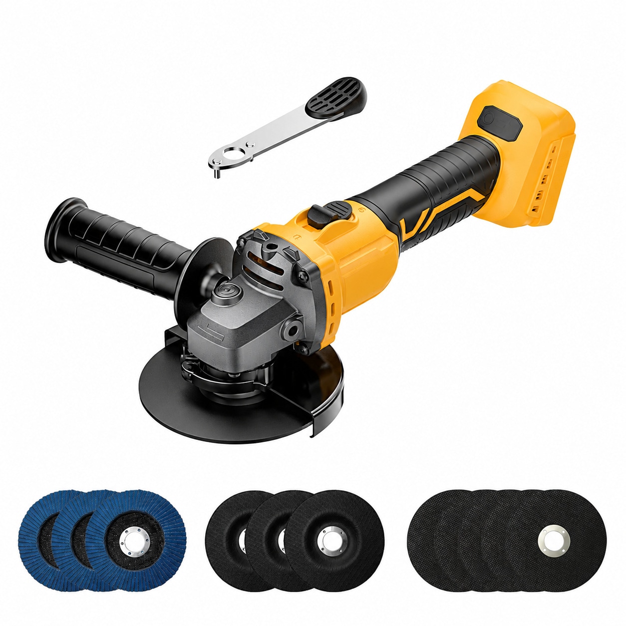 Avid Power Cordless Angle Grinder Brushless Motor 6 Variable Speed Ergonomic Grip #646027187203