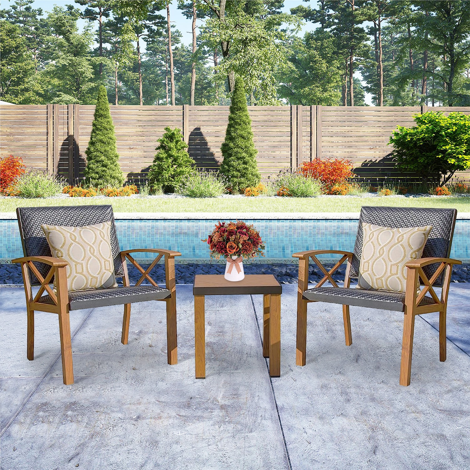 WELLFOR GIS1859113122 Patio-Conversation-Sets - View #2