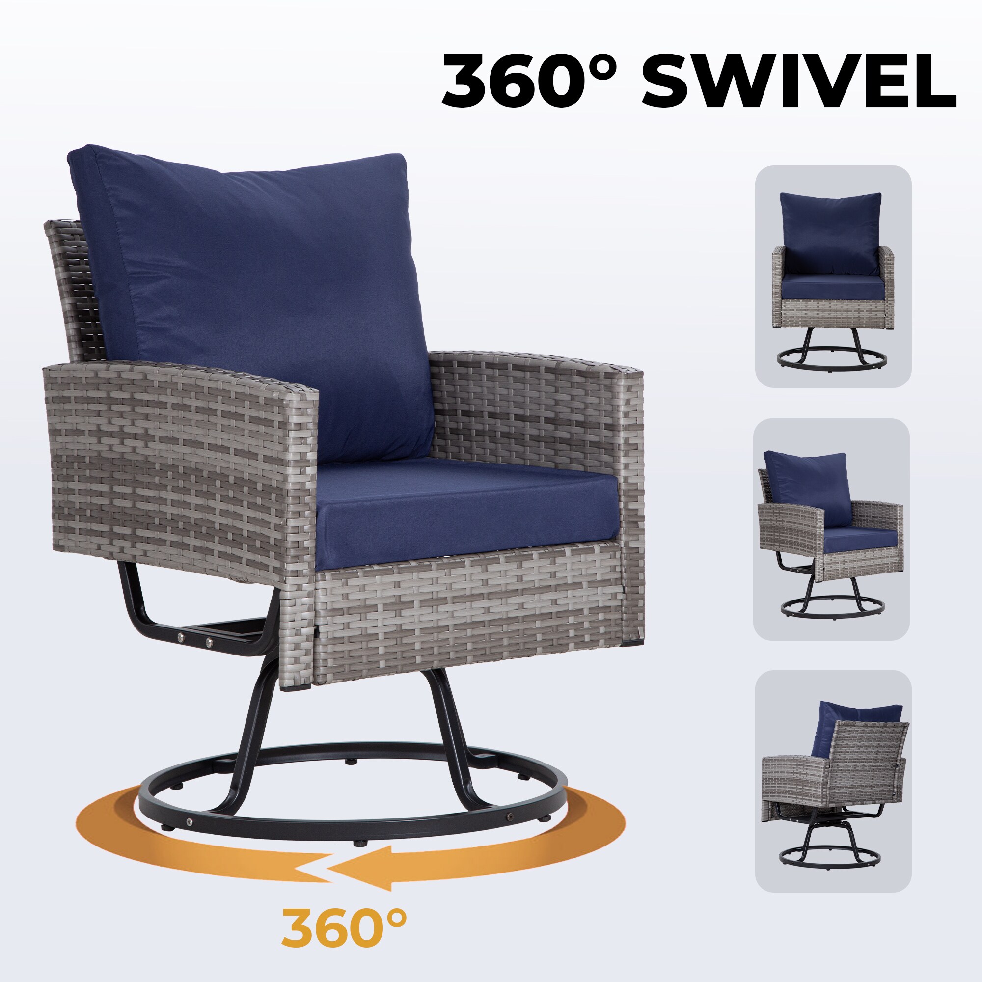 Damerin Z0115F Patio-Chairs - View #2