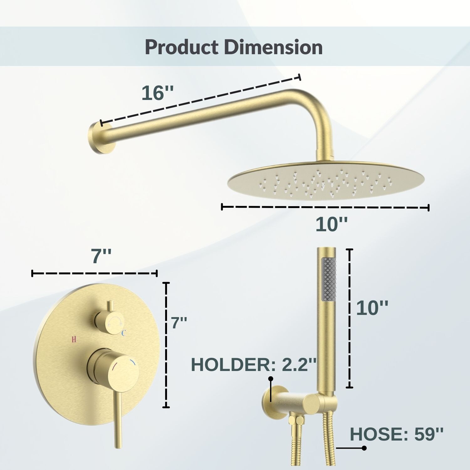 waterpar WPLO-SH7 Showerhead-Bar-Panels - View #9