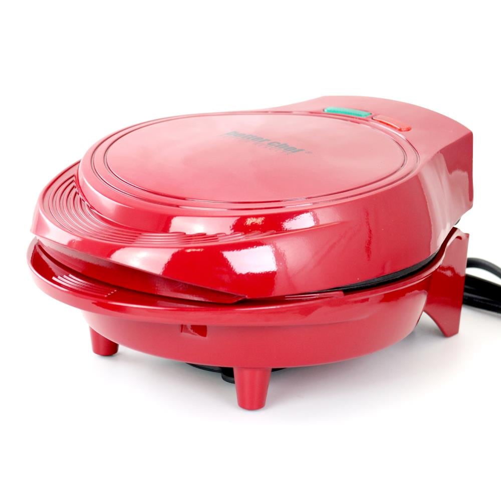 Better Chef Electric Double Omelet Maker - Red, Non-Stick, Omelet Mode