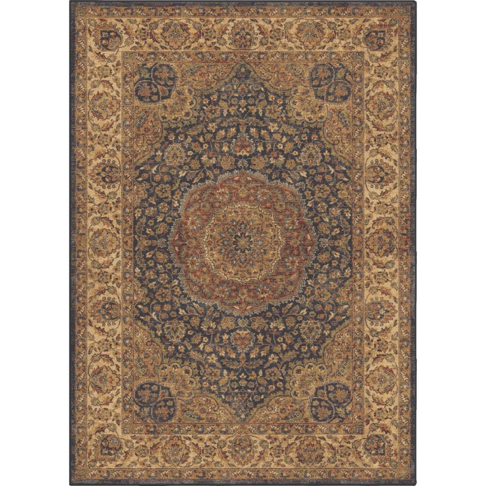 Orian Rugs 380699 Bohemian 8 X 11 (ft) Blue Indoor/Outdoor Geometric Farmhouse/Cottage Area Rug