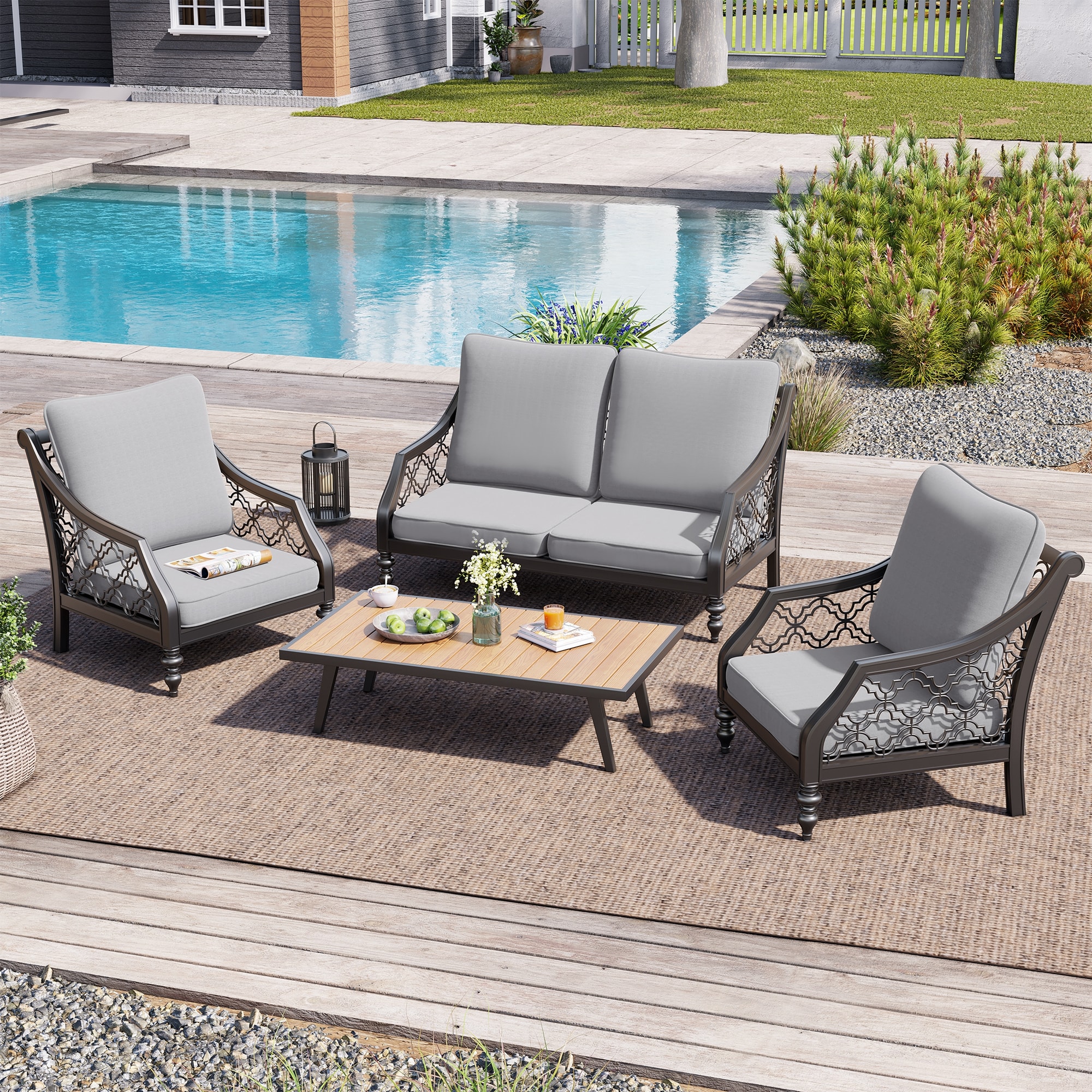 Crestlive Products CL-CU010LGY-1BC Patio-Furniture-Cushions - View #8