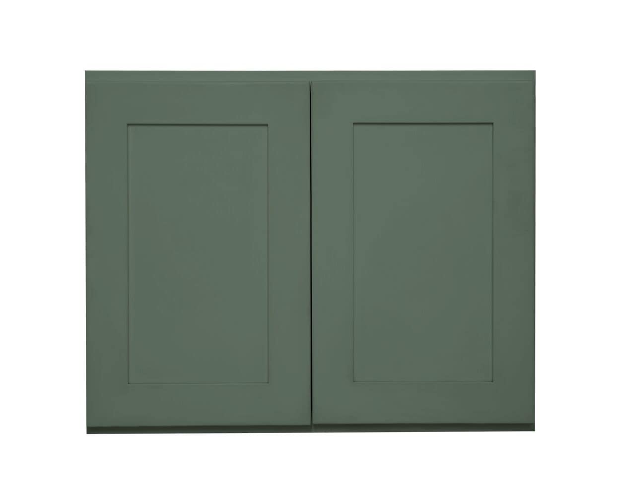 RELIABILT LS-SB-W3024B Monroe 30-in W x 24-in H x 12-in D Basil Green Wall Ready to assemble Plywood Cabinet (Recessed Panel Shaker)
