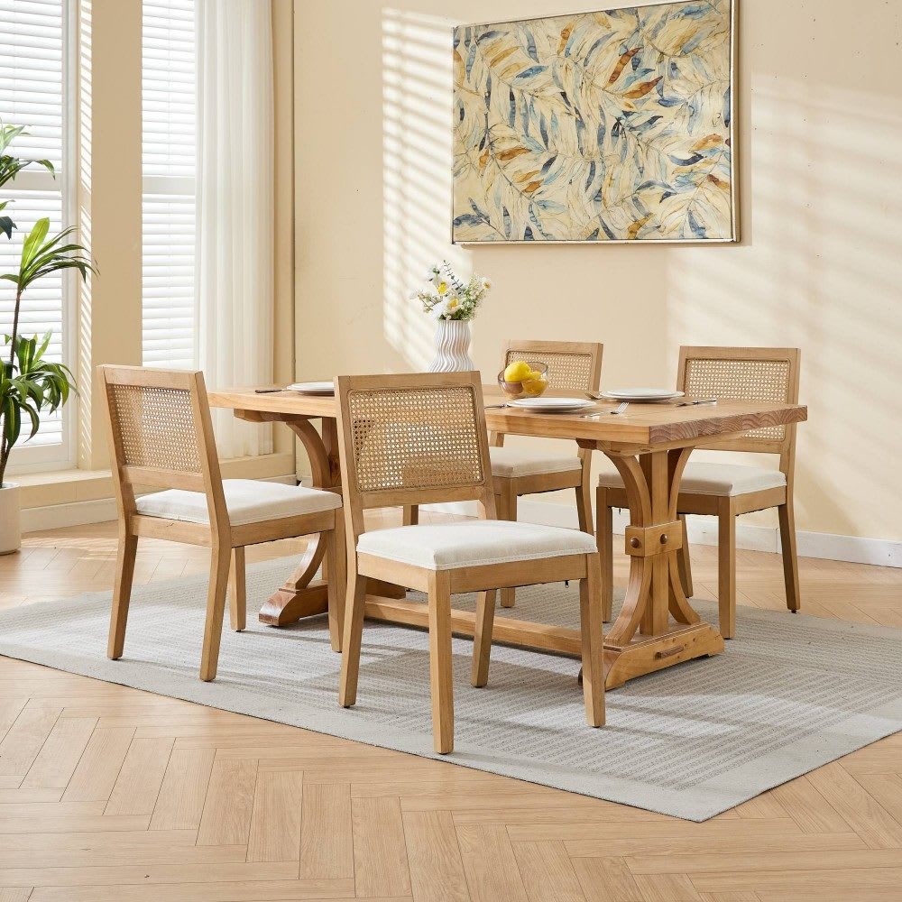Coolbibila NAOMI-DINING-BEIGE Dining-Chairs - View #5
