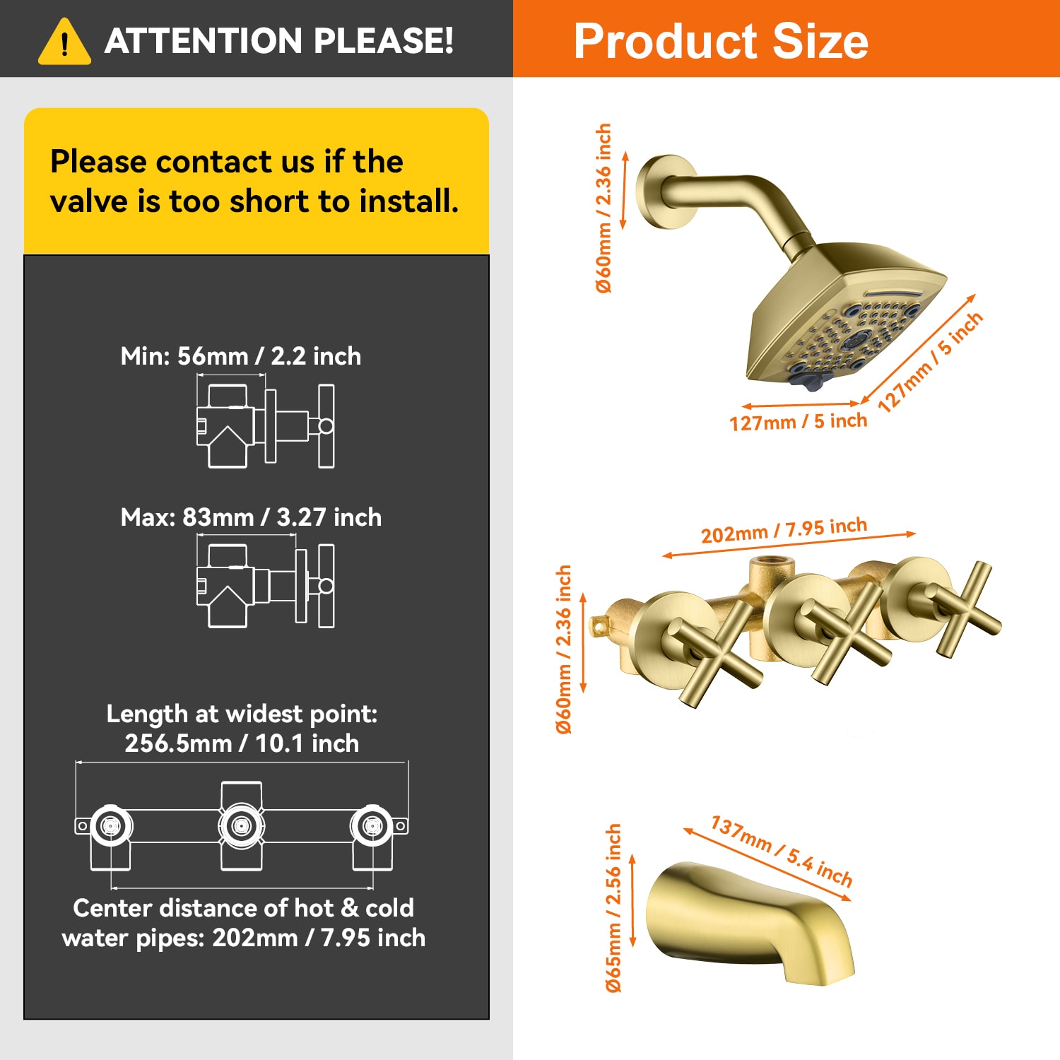 Dimakai DKBR1897A008632 Showerhead-Bar-Panels - View #4