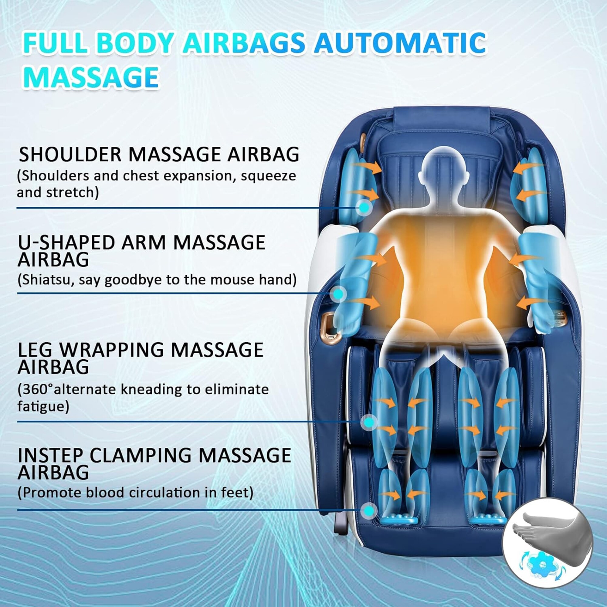 Medfinity HHA305-BEI Massage-Chairs - View #5