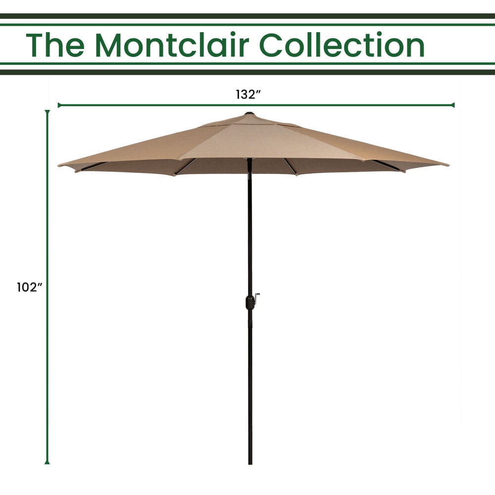 Hanover MCLRUMB11-TAN Umbrellas-2 - View #2